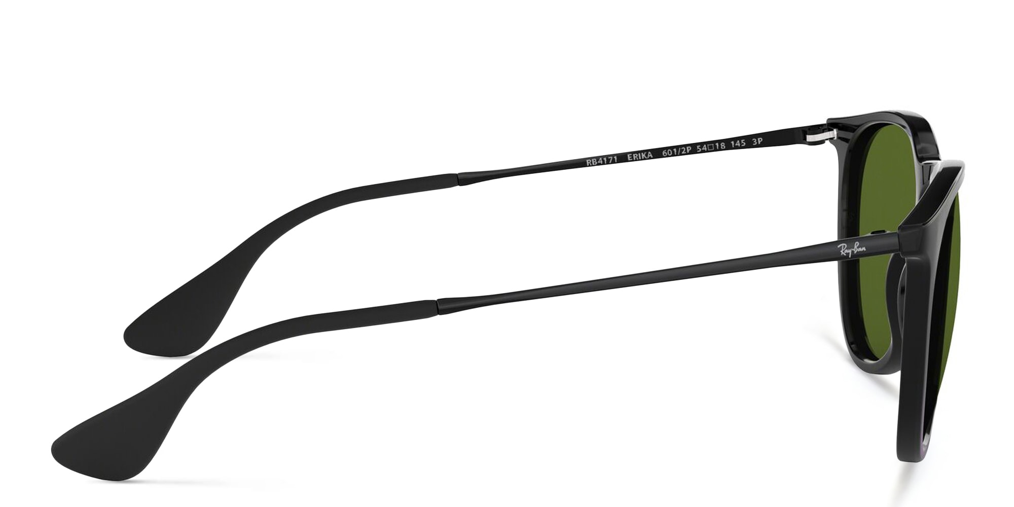 تسوق نظارات شمسية إريكا كلاسيك بإطار دائري راي بان بلون Black أونلاين.
