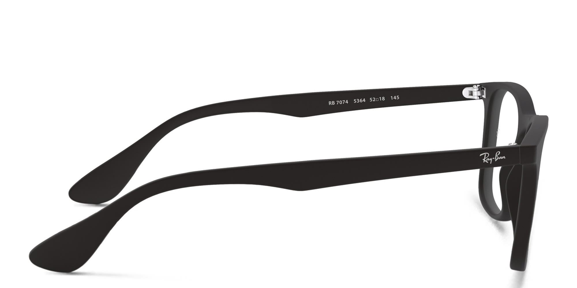 Shop Ray-Ban Unisex Square Eyeglasses in Black online.