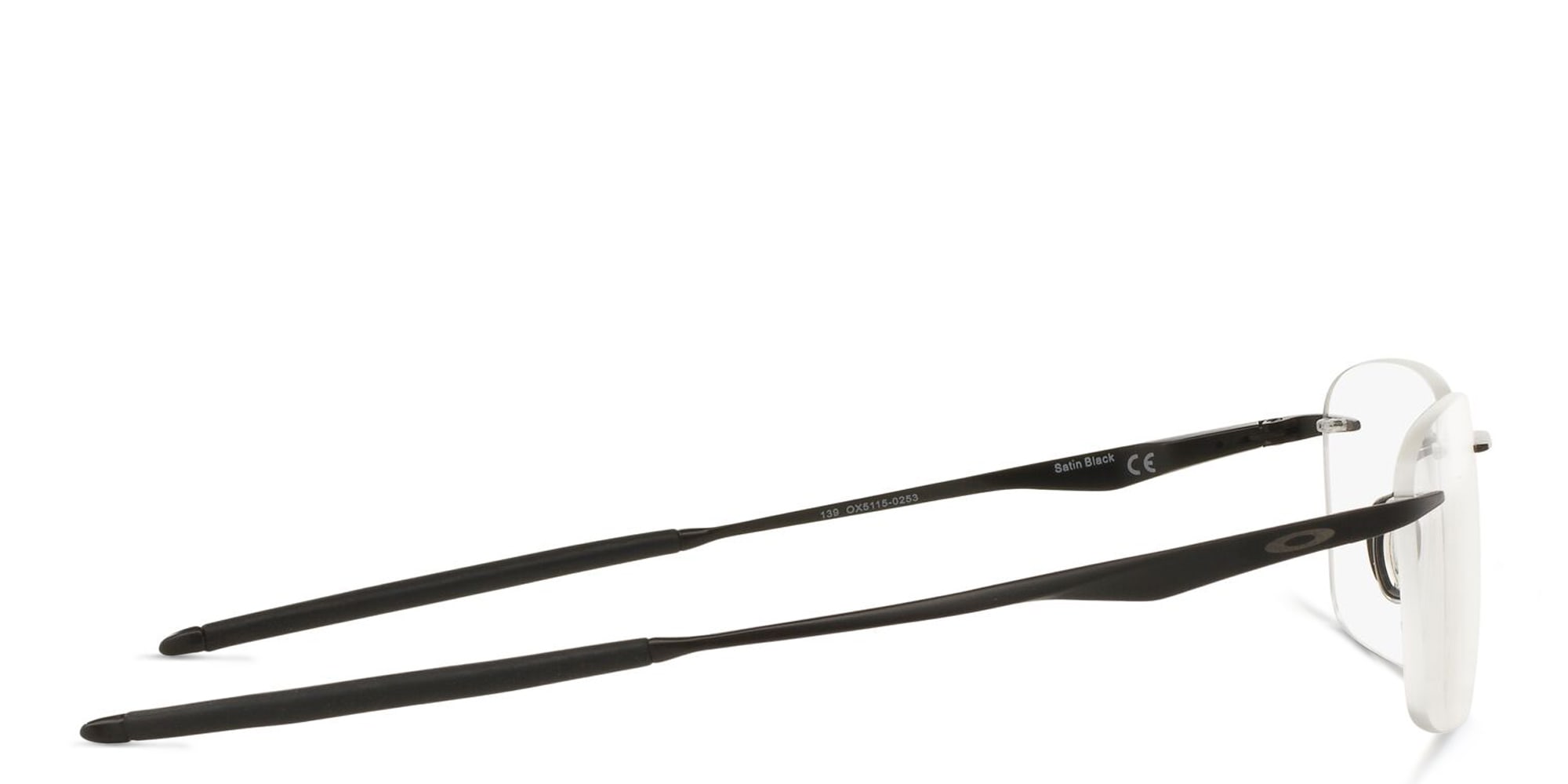 تسوق نظارات طبية وينغفولد إي في إس مستطيلة بدون إطار اوكلي بلون Satin Black أونلاين.