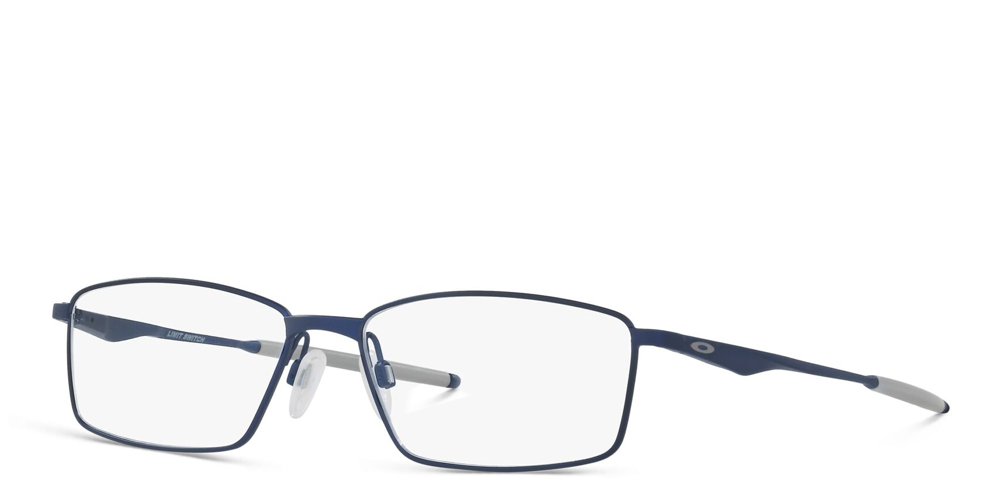 Shop Oakley Limit Switch® Wide Rectangle Eyeglasses in Midnight Blue online.