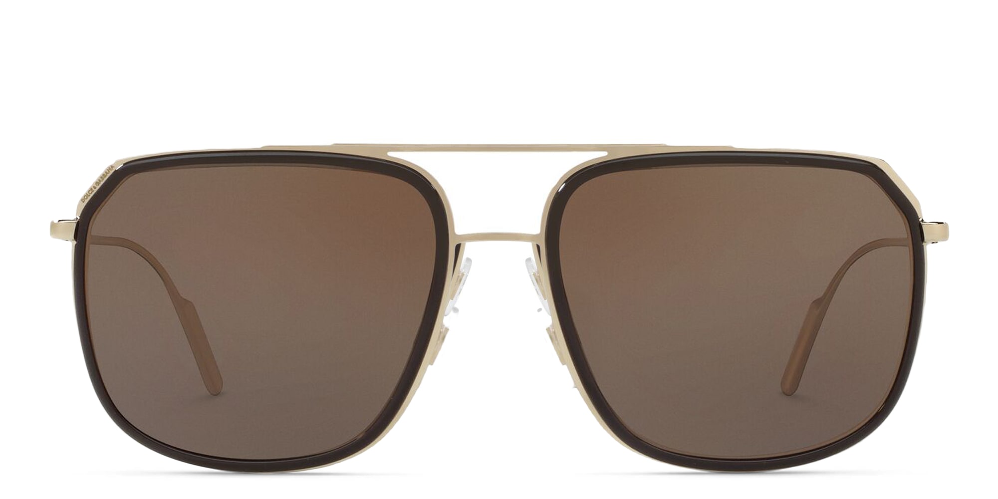Shop Dolce & Gabbana Square Sunglasses in Brown online.