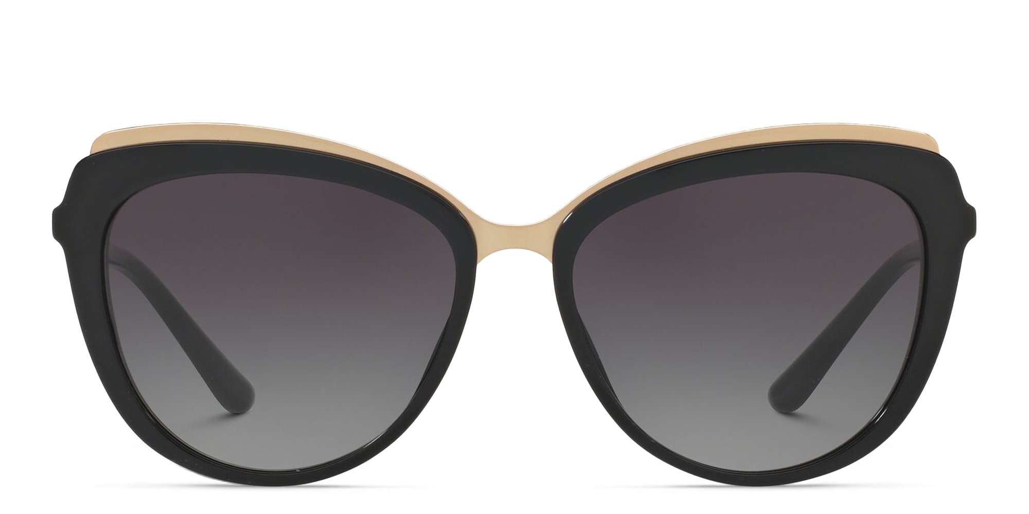 Shop Dolce & Gabbana Cat Eye Sunglasses in Black online.