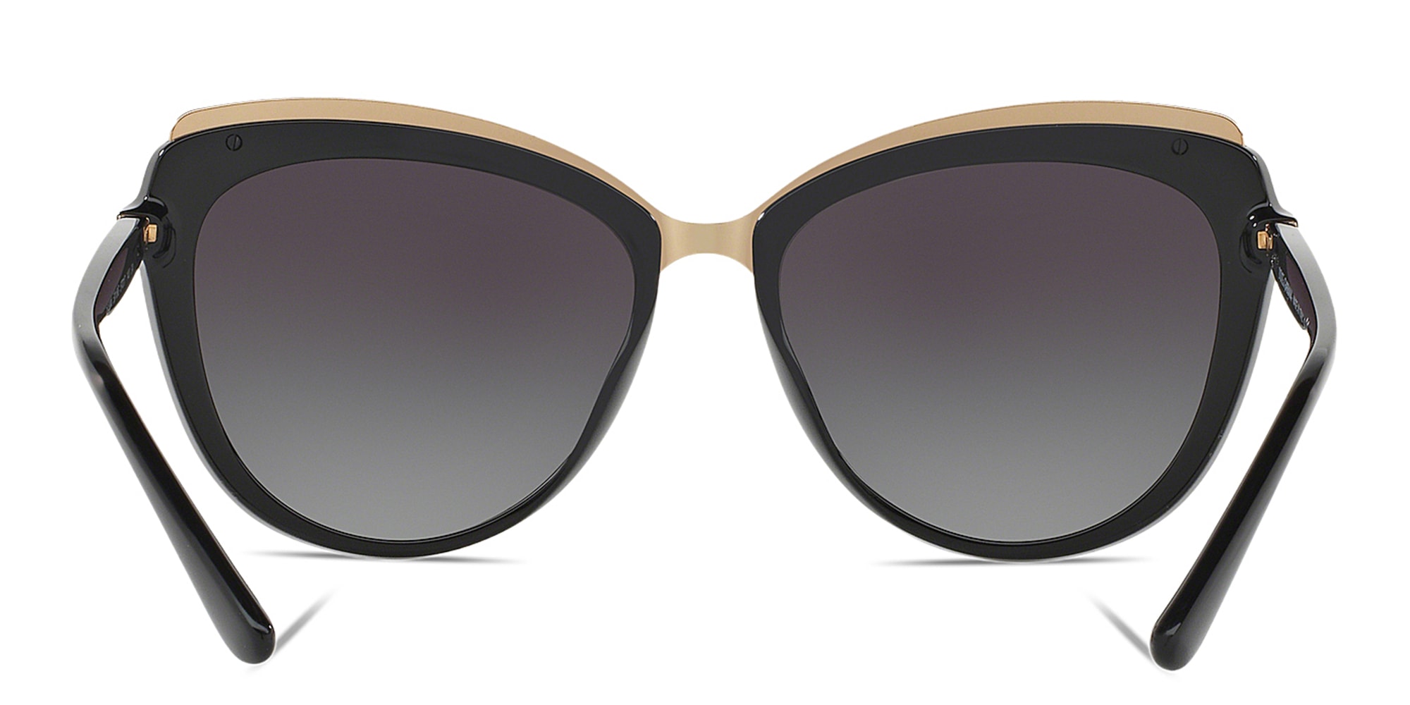 Shop Dolce & Gabbana Cat Eye Sunglasses in Black online.