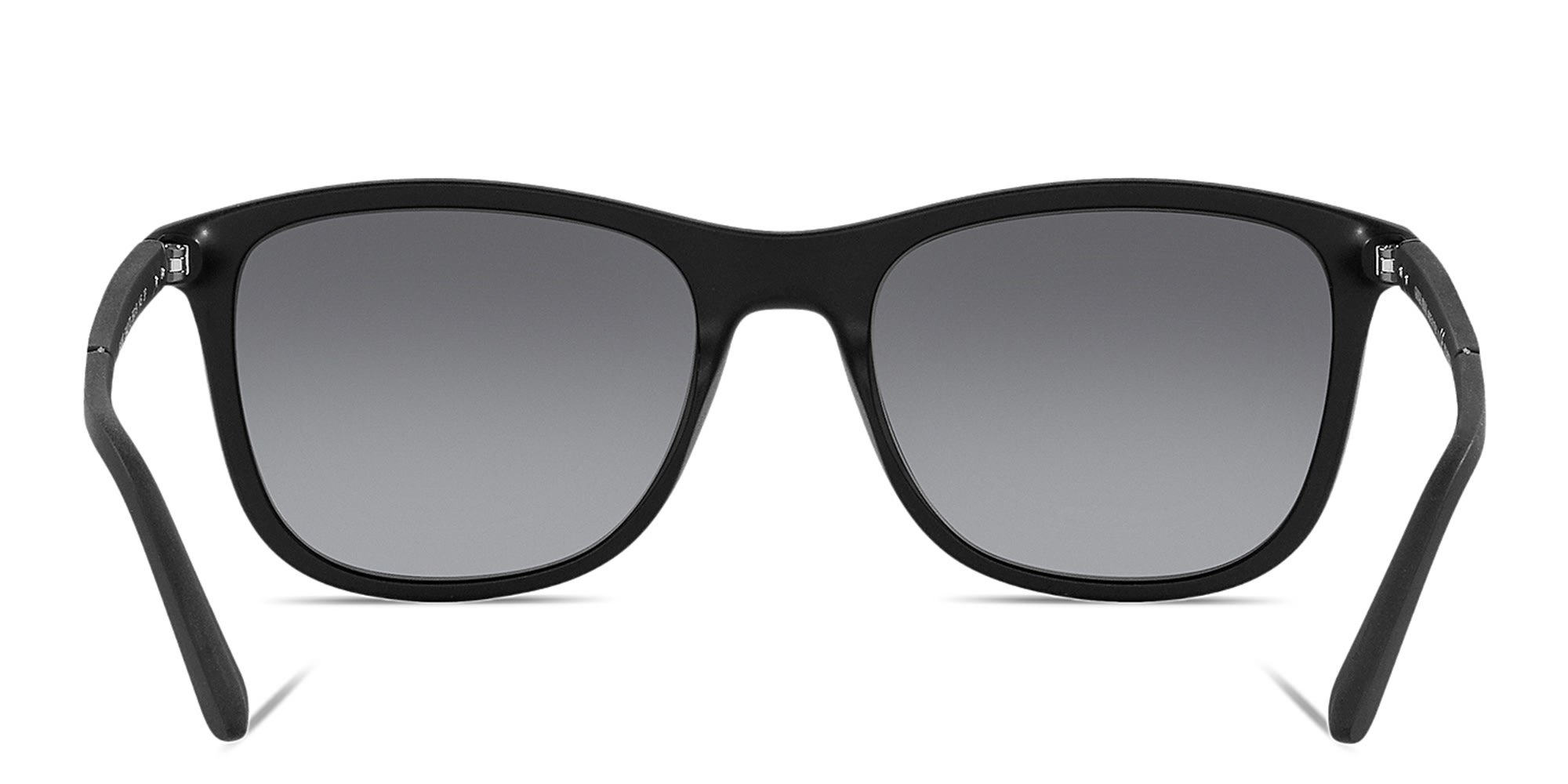 تسوق نظارات شمسية مربّعة جورجو أرماني بلون Matte Black أونلاين.