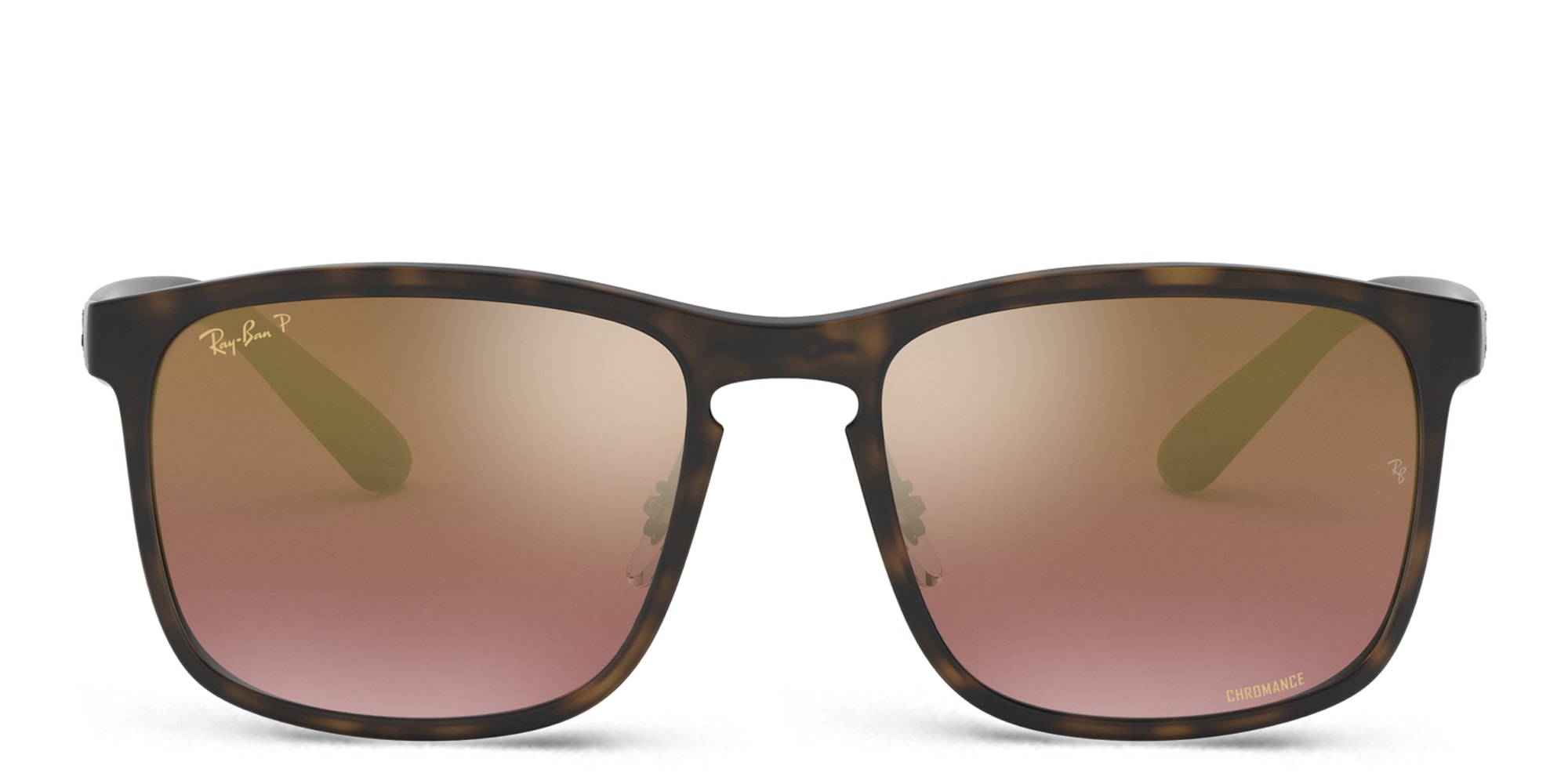 Shop Ray-Ban Square Sunglasses in Havana online.