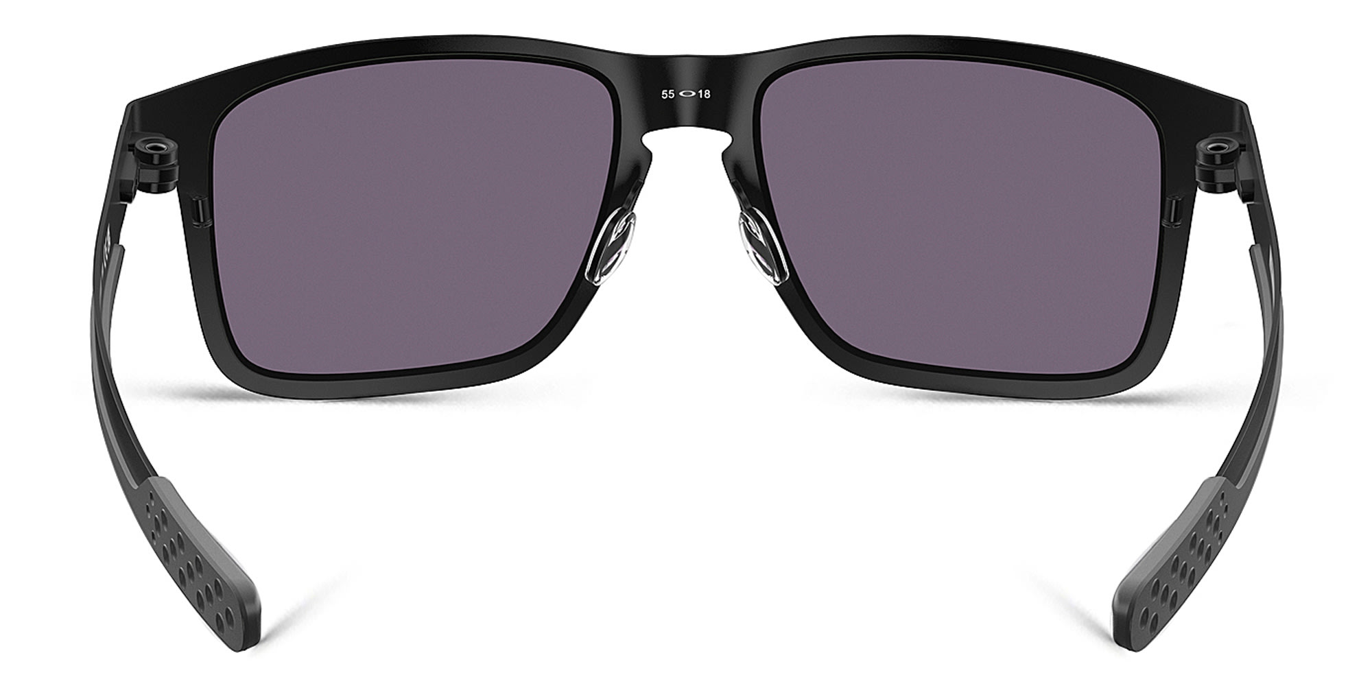 Shop Oakley HOLBROOK™ METAL Square Sunglasses in Matte Black online.