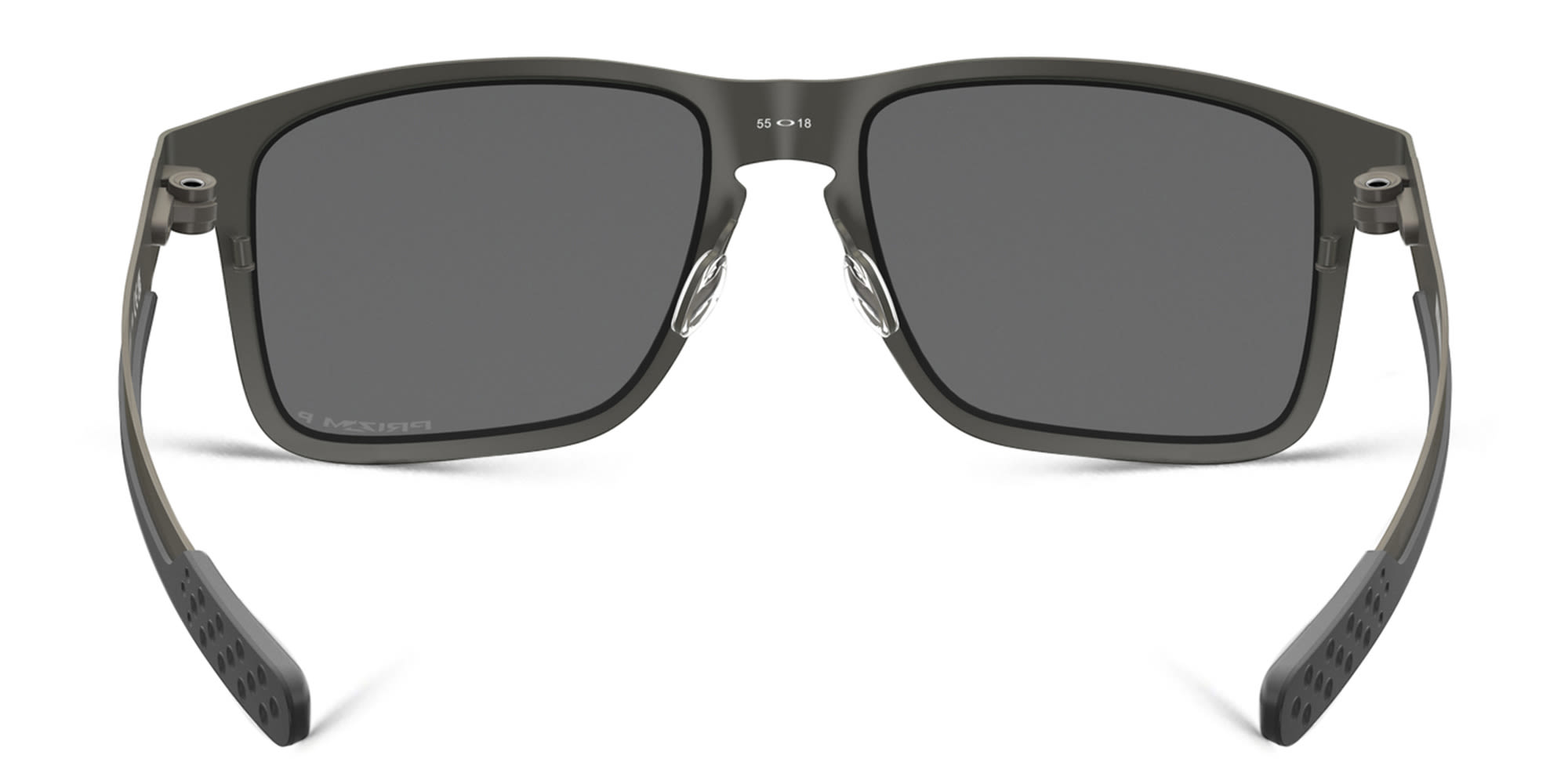 Shop Oakley HOLBROOK™ METAL Square Polarized Sunglasses in Matte Gunmetal online.