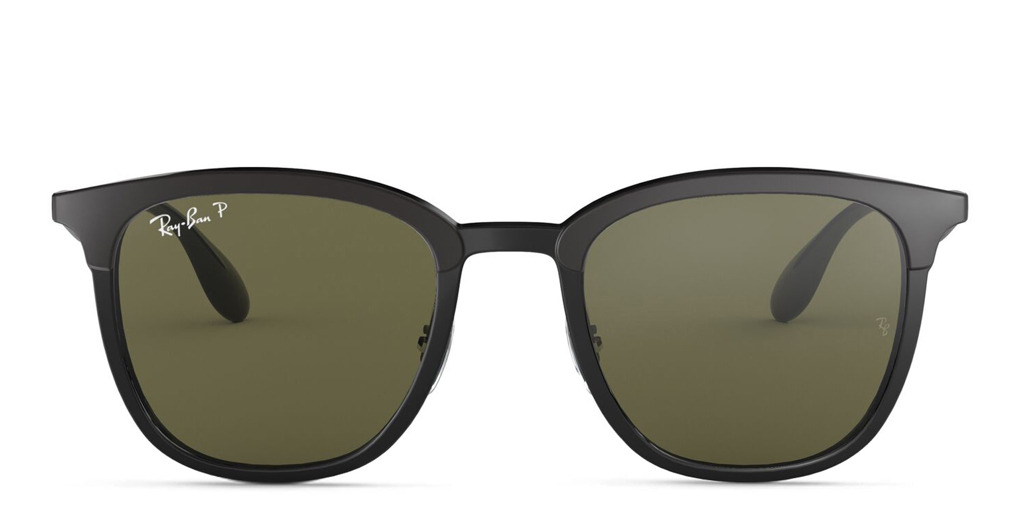 Shop Ray-Ban Unisex Square Sunglasses in Black online.
