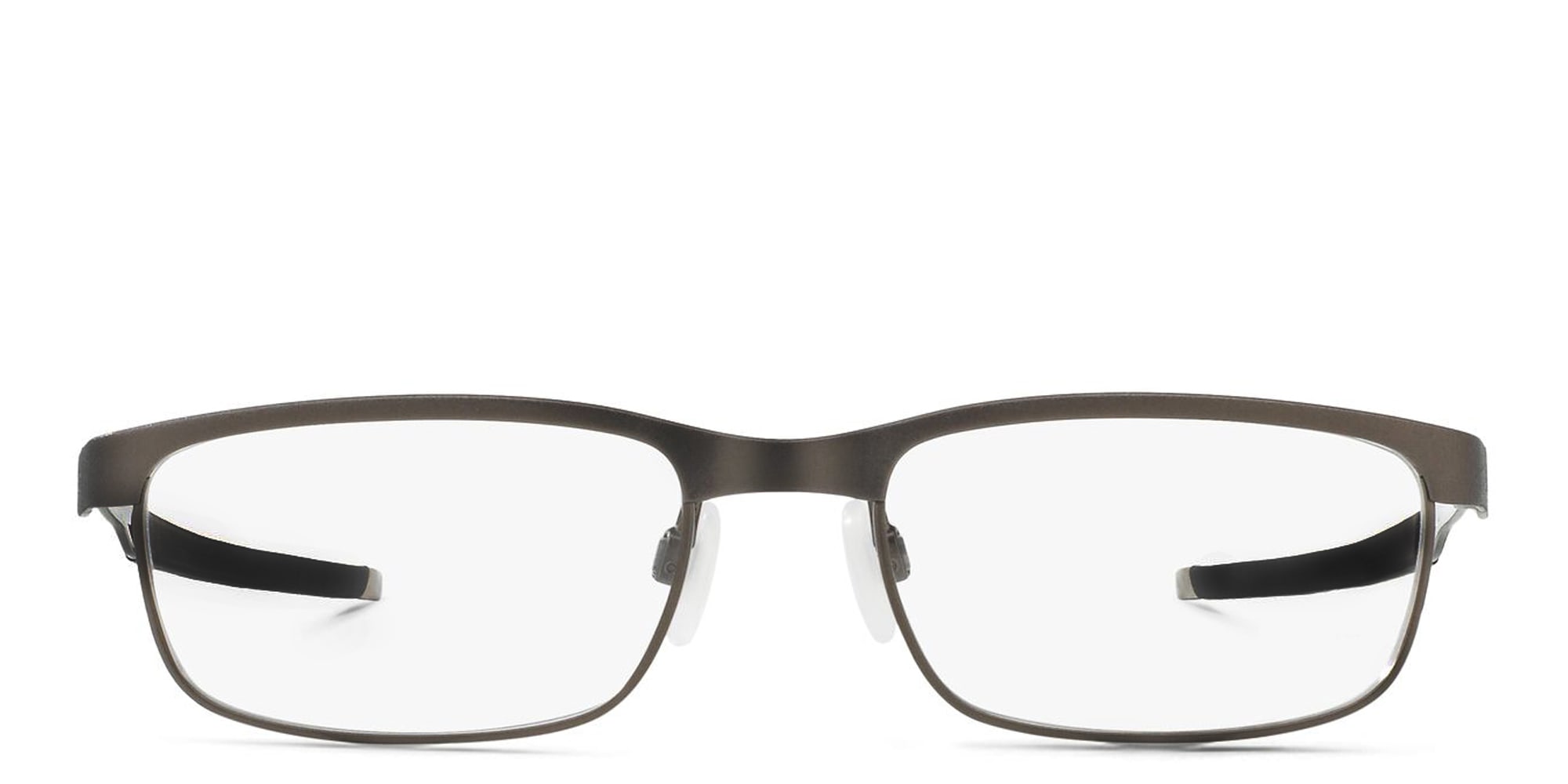 Shop Oakley Steel Plate™ Rectangle Eyeglasses in Grey online.