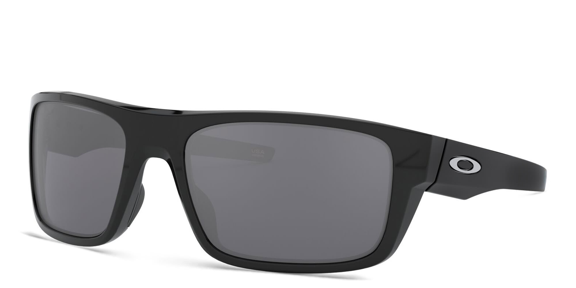 تسوق نظارة شمسية دروب بوينت بإطار مستطيل اوكلي بلون Polished Black أونلاين.