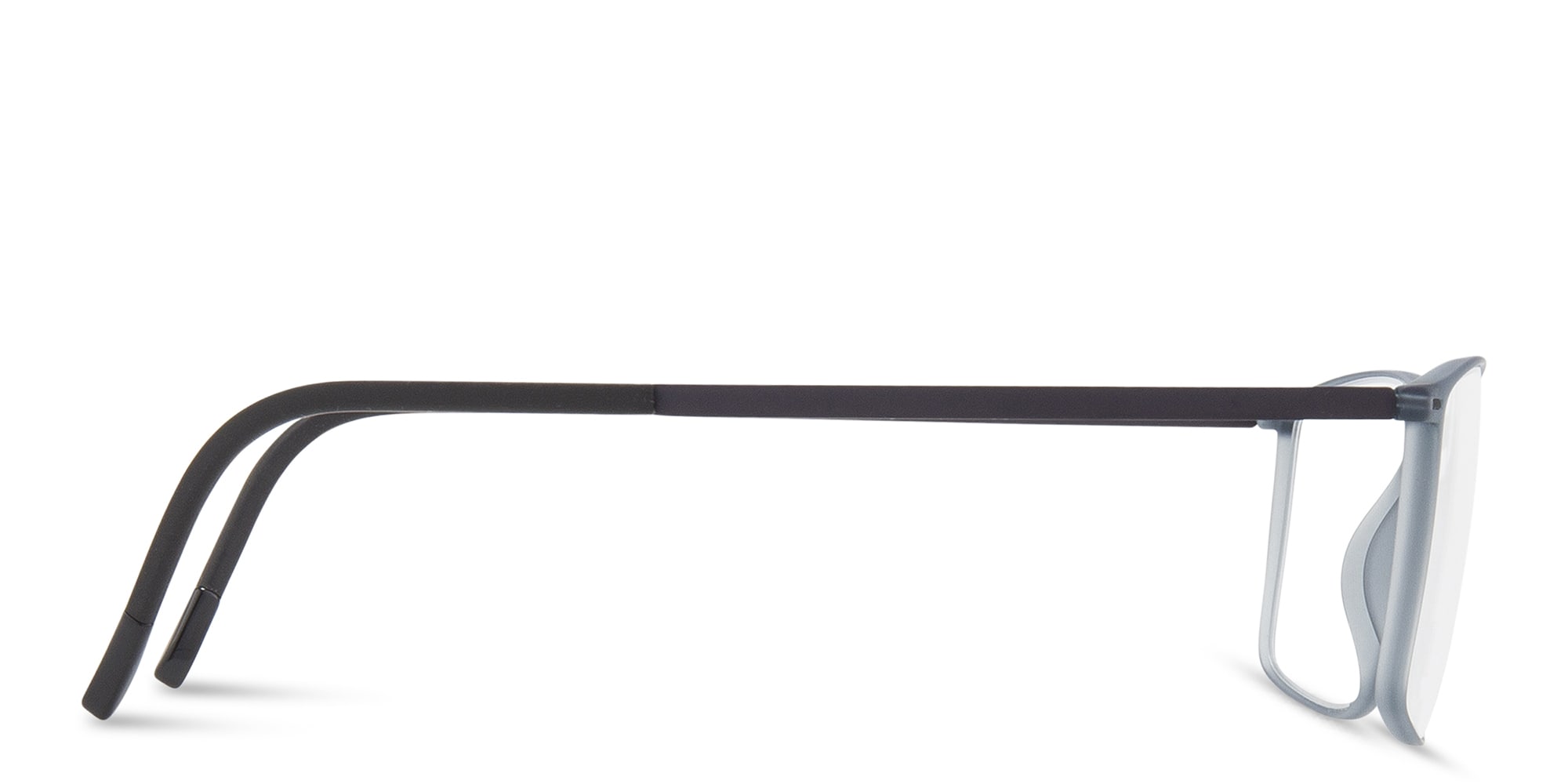Shop Silhouette Rectangle Eyeglasses in Black online.