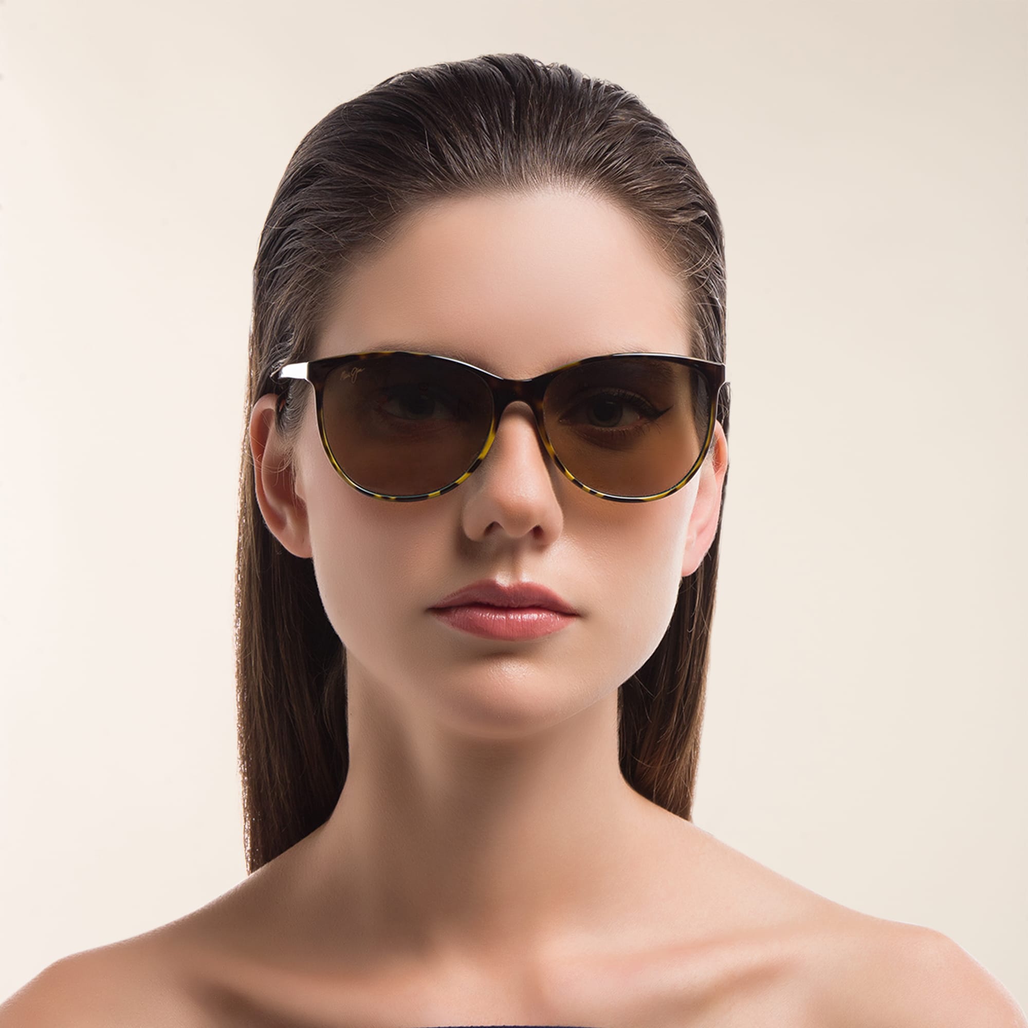 Shop Maui Jim Ocean Cat Eye Sunglasses in Tortoise online.
