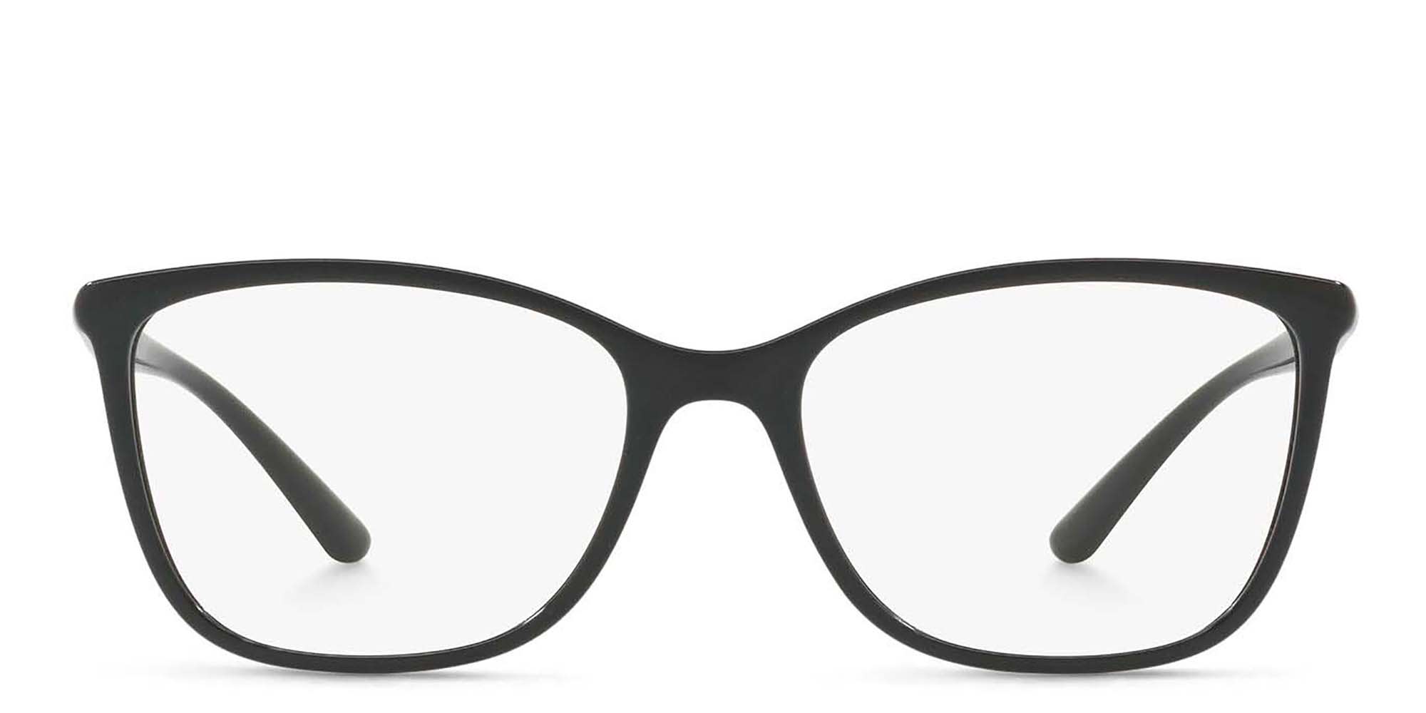 Shop Dolce & Gabbana Rectangle Eyeglasses in Black online.