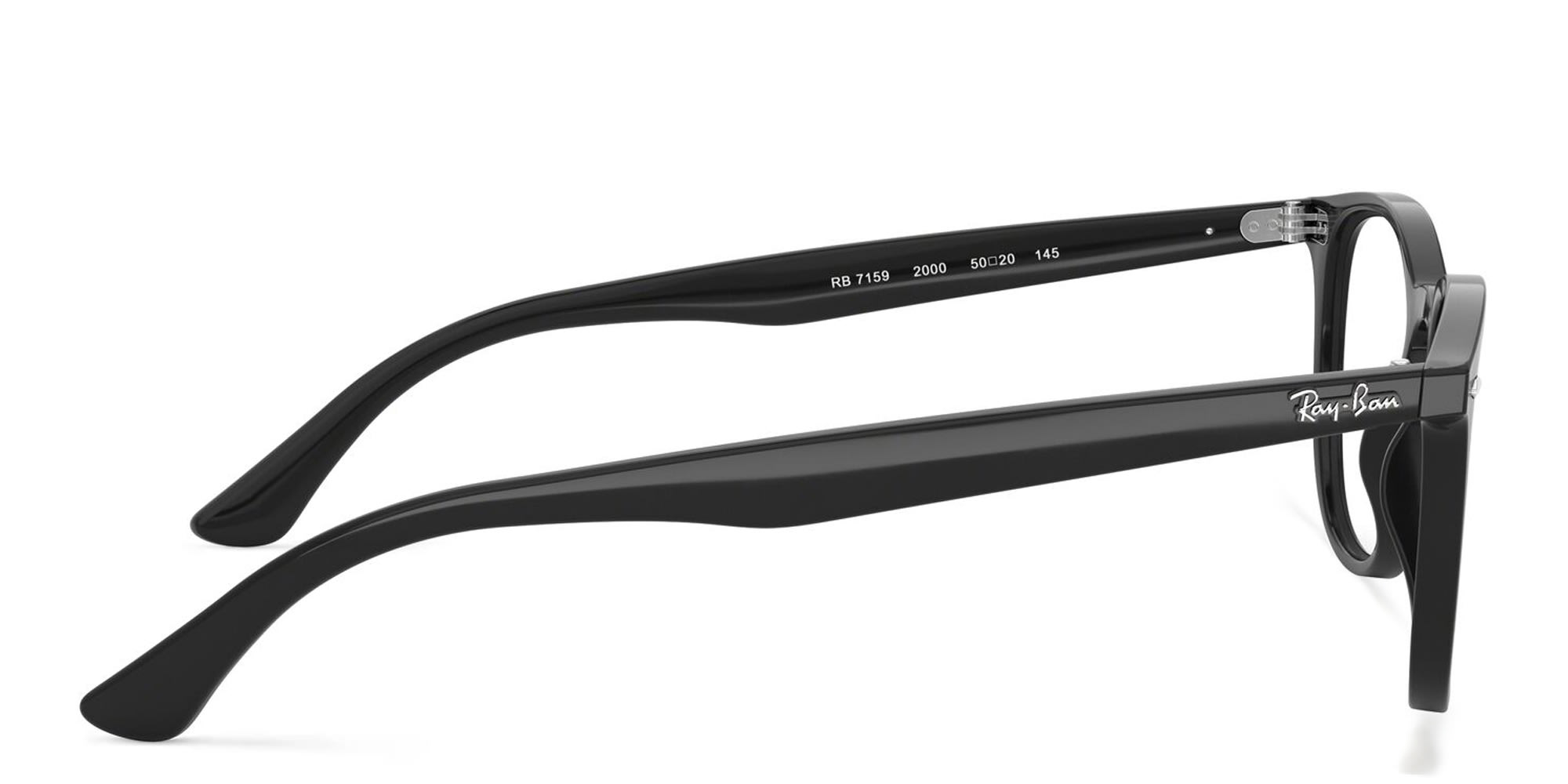 Shop Ray-Ban Optics Unisex Panthos Eyeglasses in Black online.