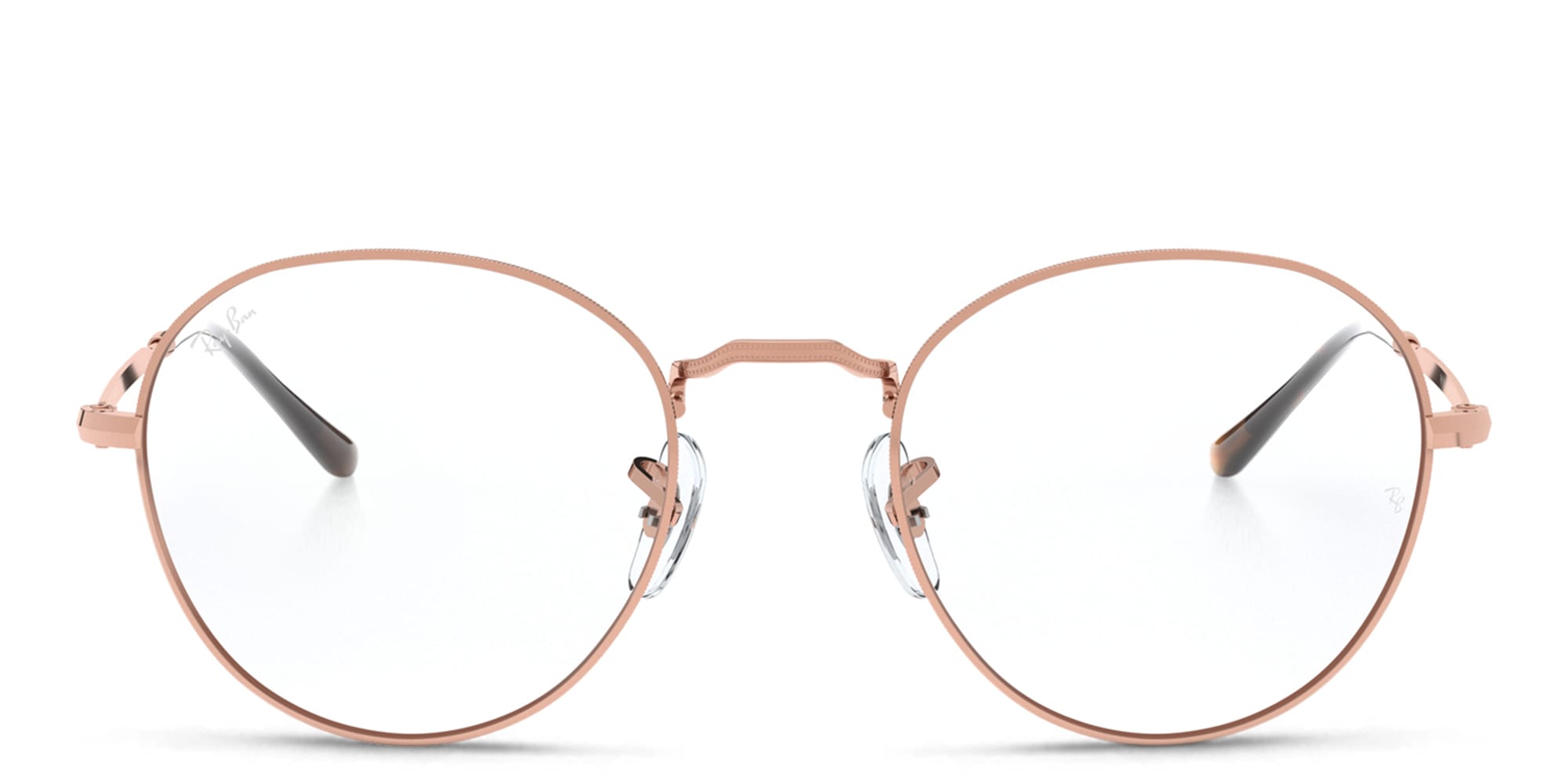 Shop Ray-Ban David Unisex Panthos Eyeglasses in Copper online.