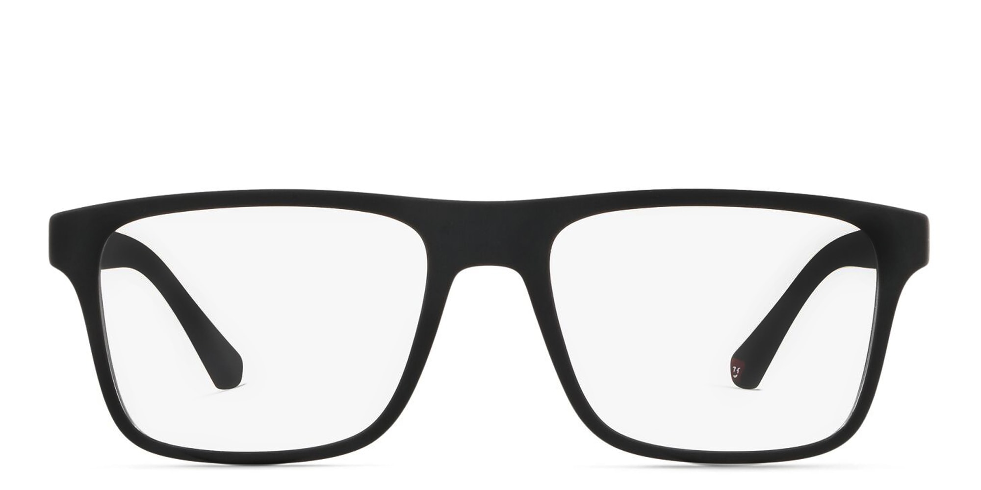 تسوق نظارة طبية مستطيلة امبوريو أرماني بلون Matte Black أونلاين.