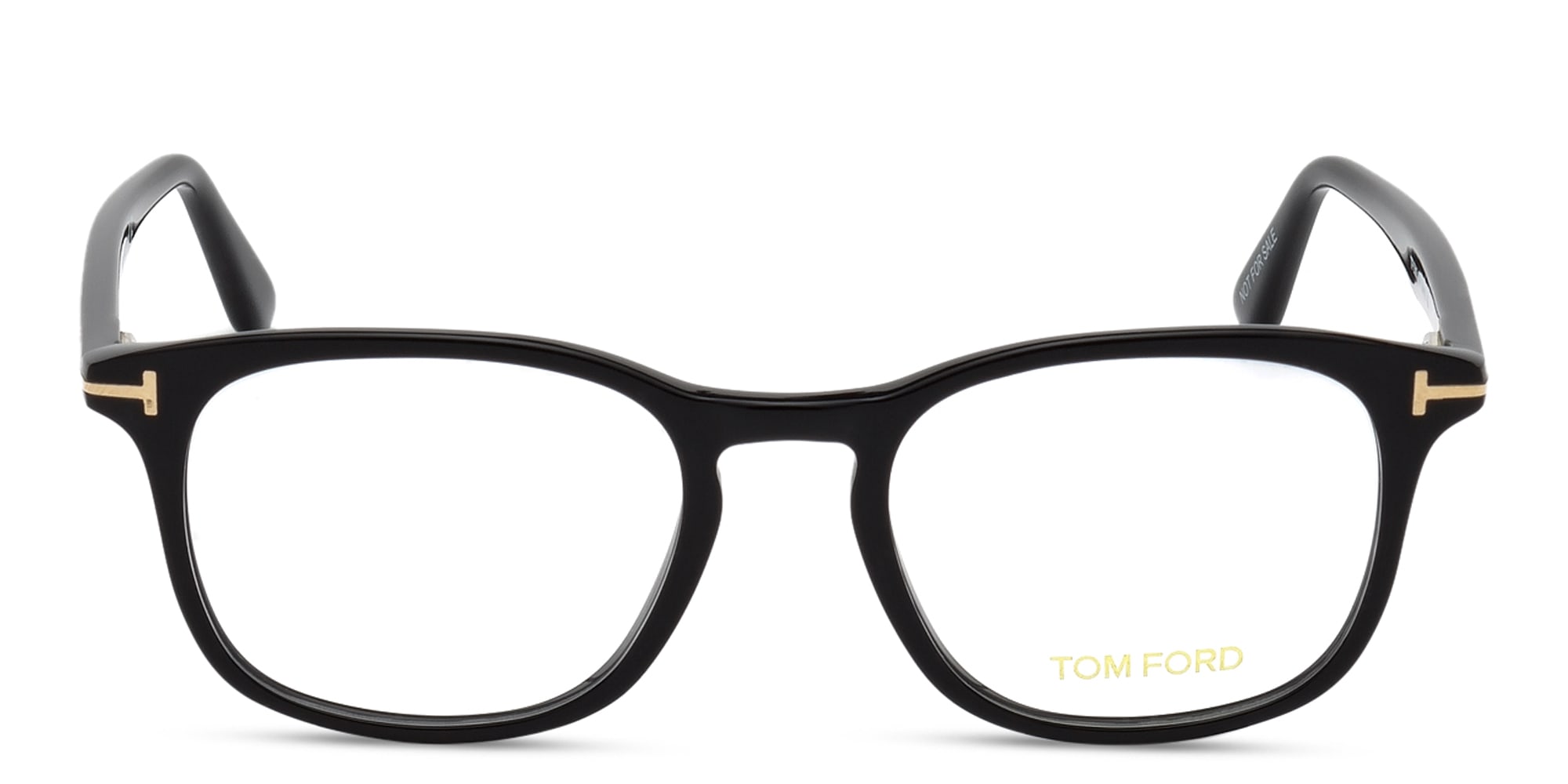 Shop TOM FORD Square Eyeglasses in Black online.