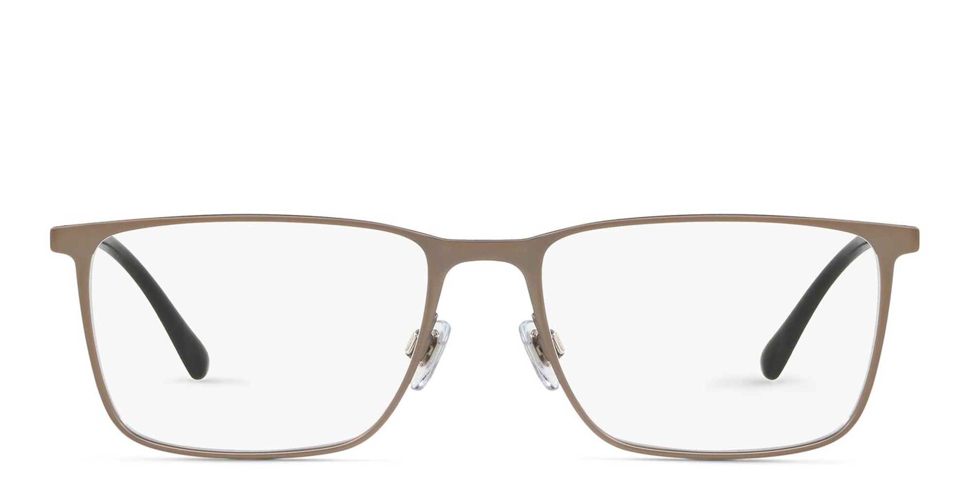 Shop GIORGIO ARMANI Rectangle Eyeglasses in Bronze online.