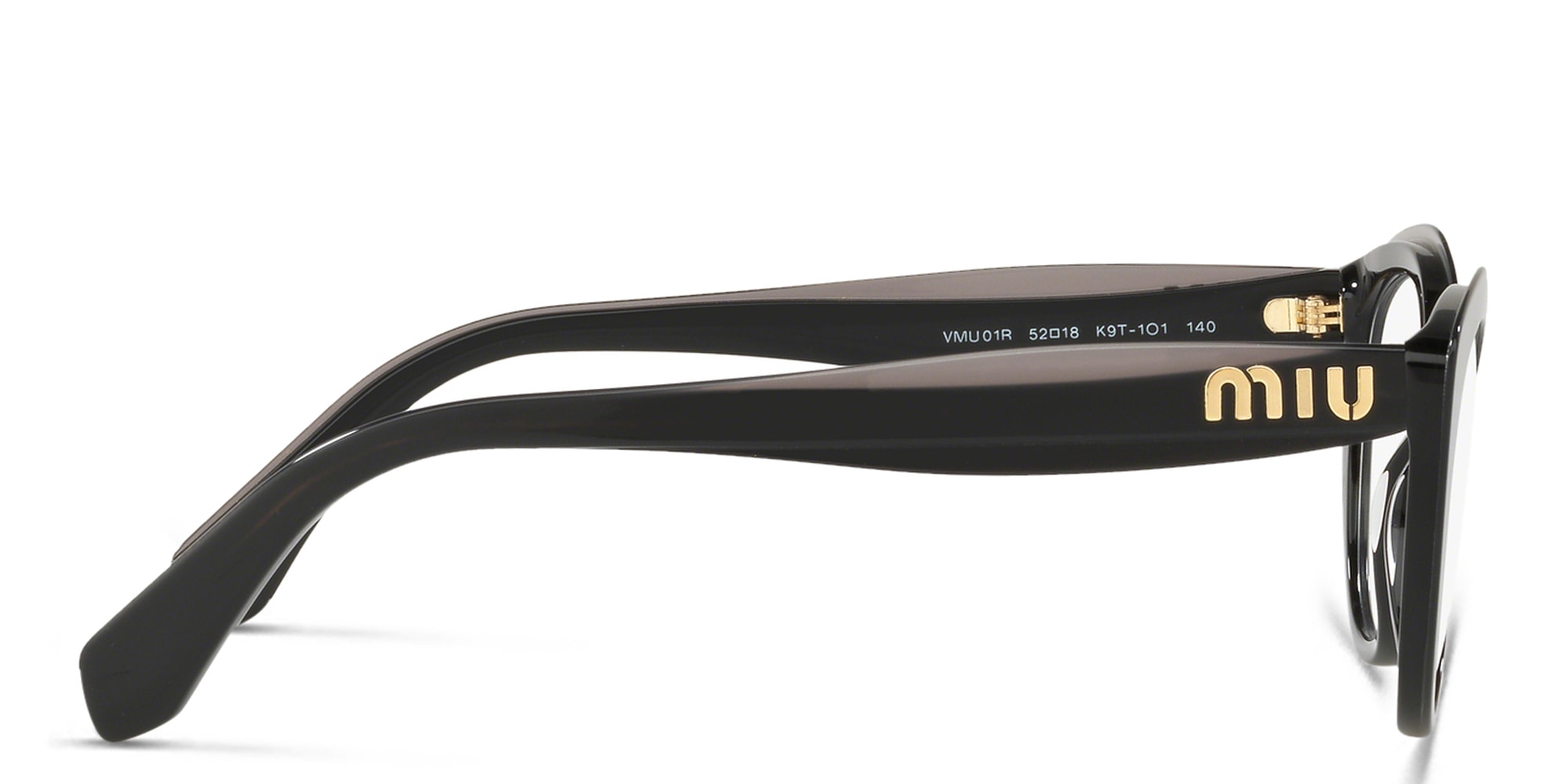 Shop MIU MIU Cat-Eye Eyeglasses in Black online.