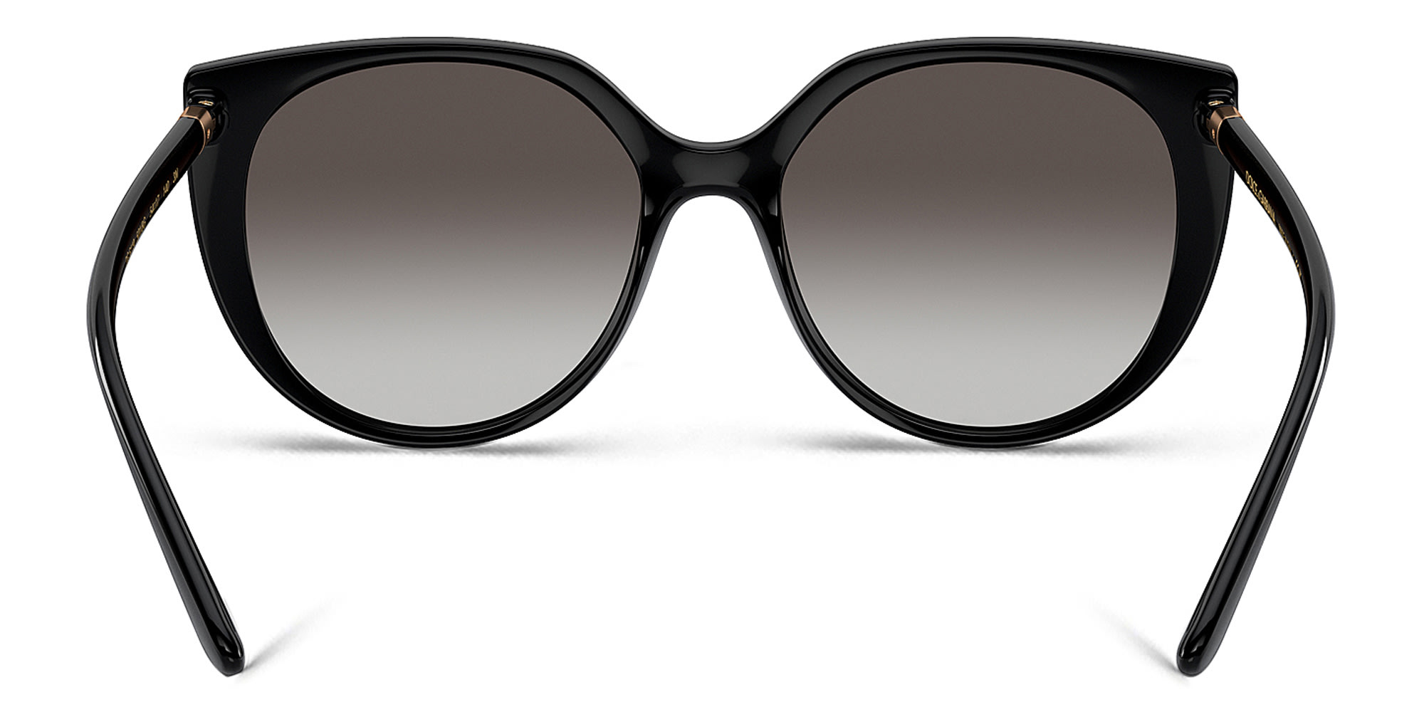 Shop Dolce & Gabbana Cat Eye Sunglasses in Black online.