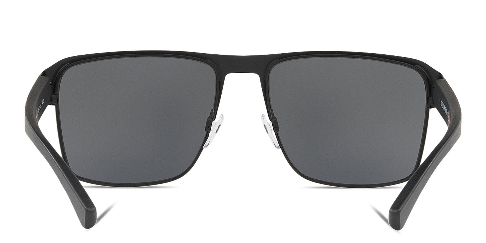 Shop Emporio Armani Square Sunglasses in Matte Black online.