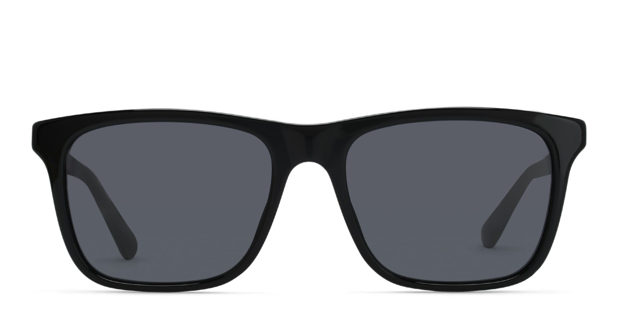 Shop GUCCI Rectangle Sunglasses in Black online.