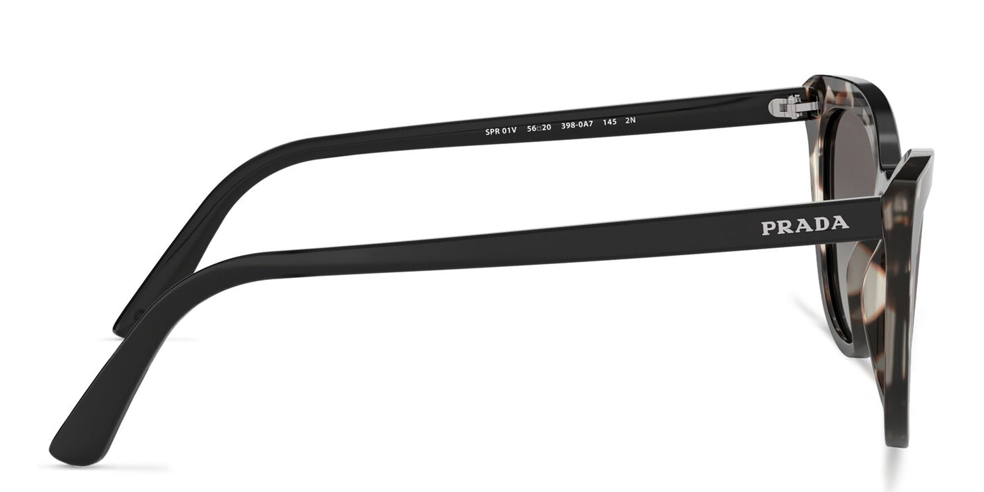 Shop PRADA Cat Eye Sunglasses in Brown online.