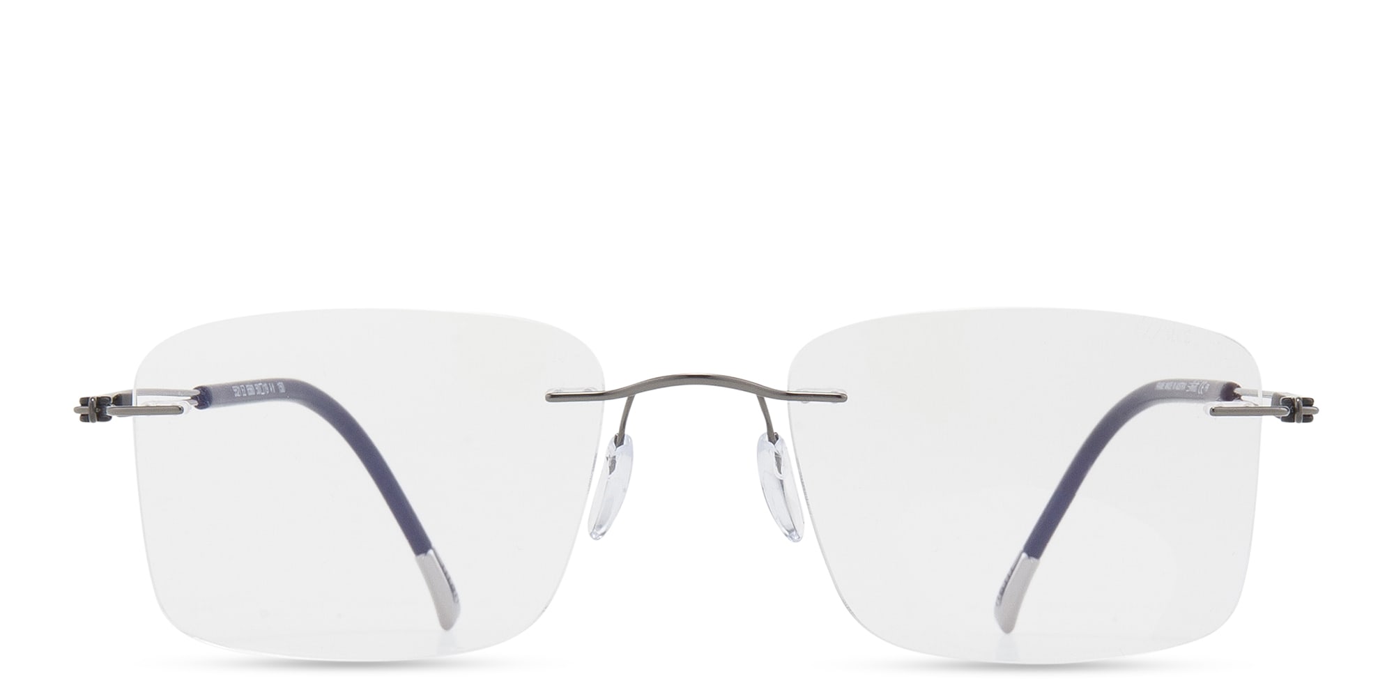 تسوق نظارات طبية مربّعة بدون إطار سيلويت بلون Grey أونلاين.
