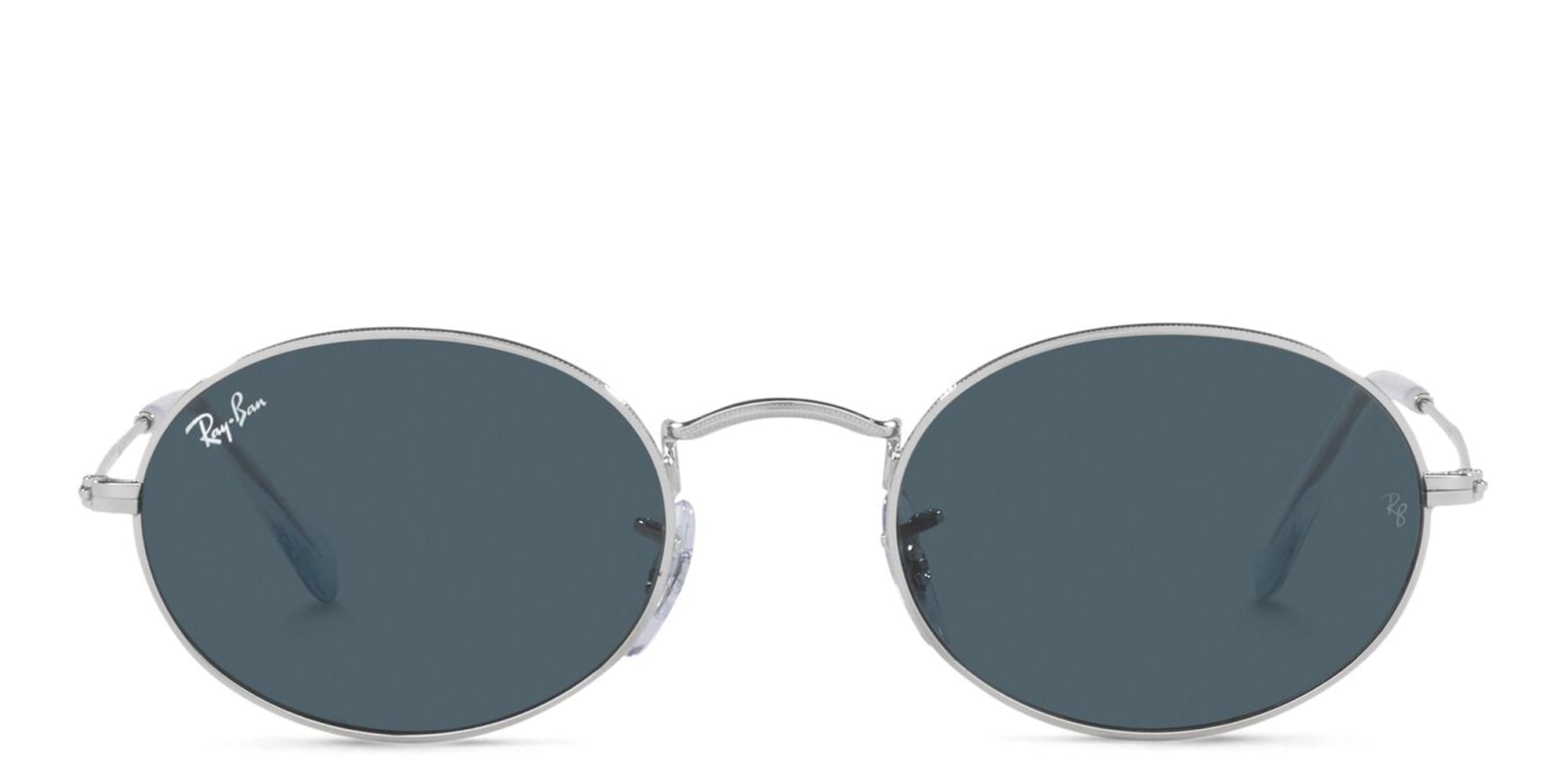Shop Ray-Ban Unisex Round Sunglasses in Silver online.