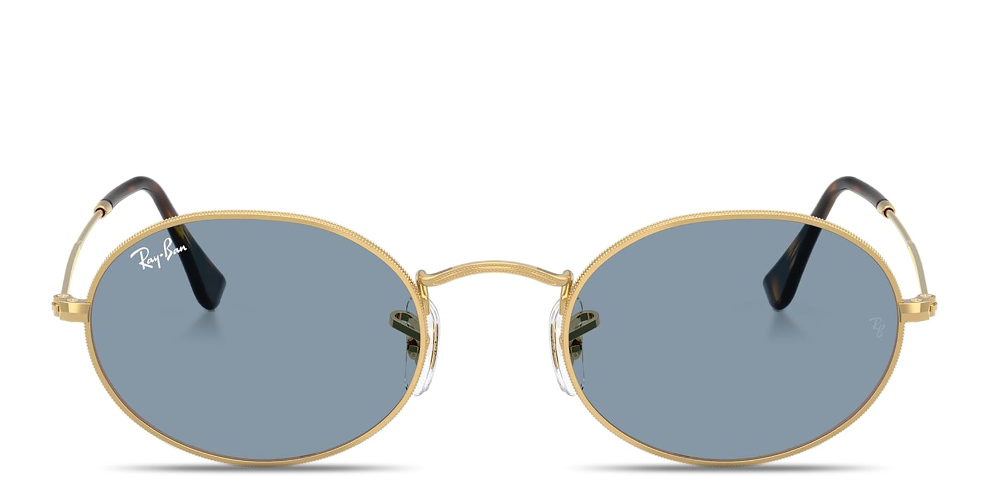Shop Ray-Ban Oval Metal Summer Capsule Unisex Sunglasses in Gold online.