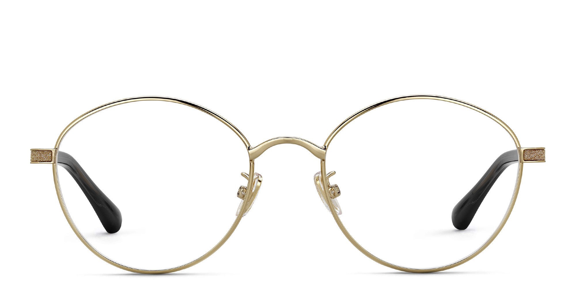 تسوق نظارة طبية دائرية جيمي تشو بلون Gold Grey أونلاين.