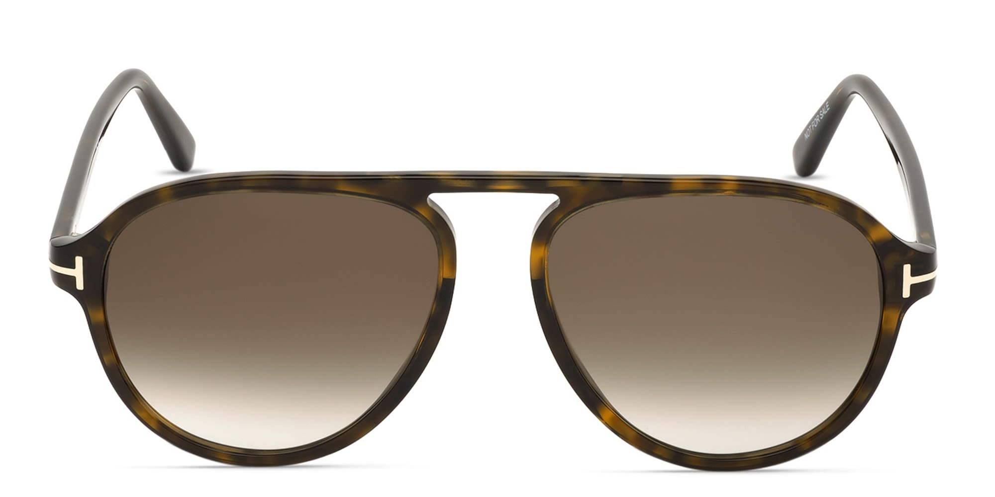Shop TOM FORD Aviator Sunglasses in Dark Havana online.