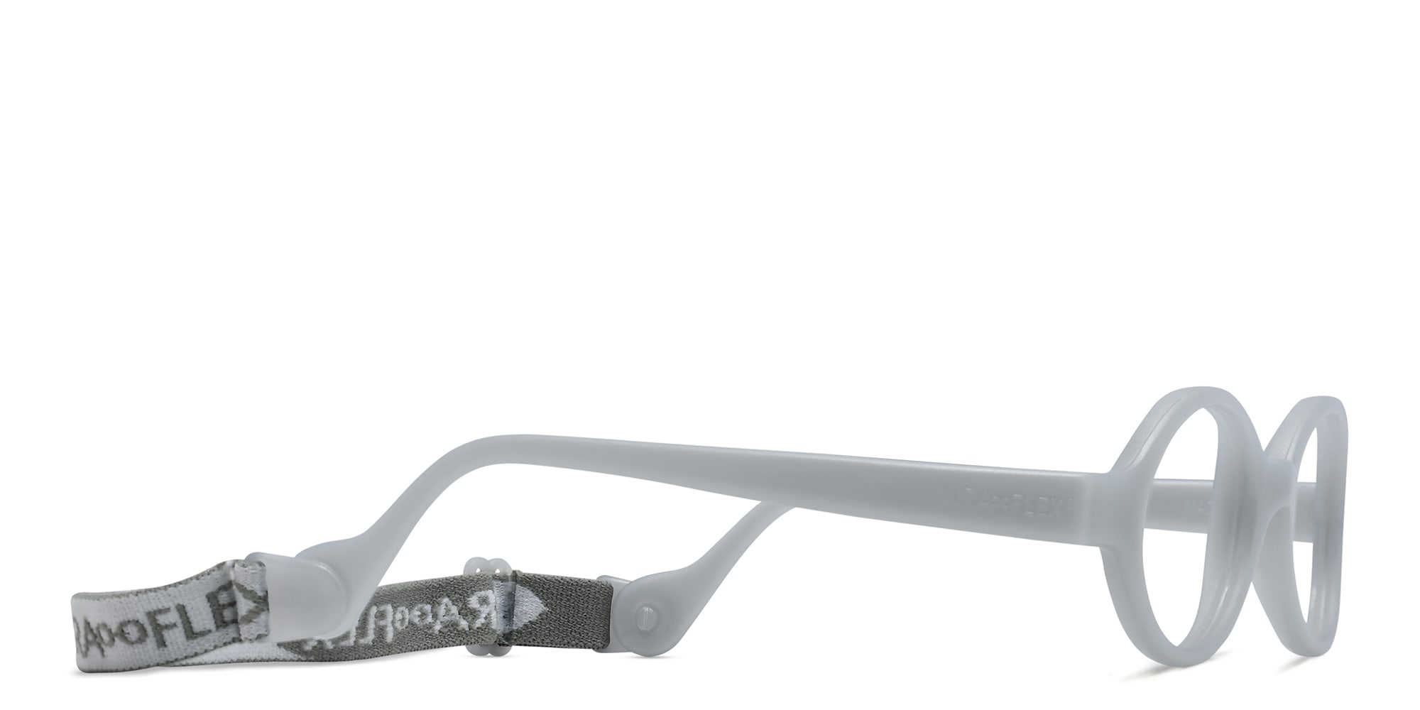 Shop Mira Flex Kids Round Eyeglasses in Grey online.