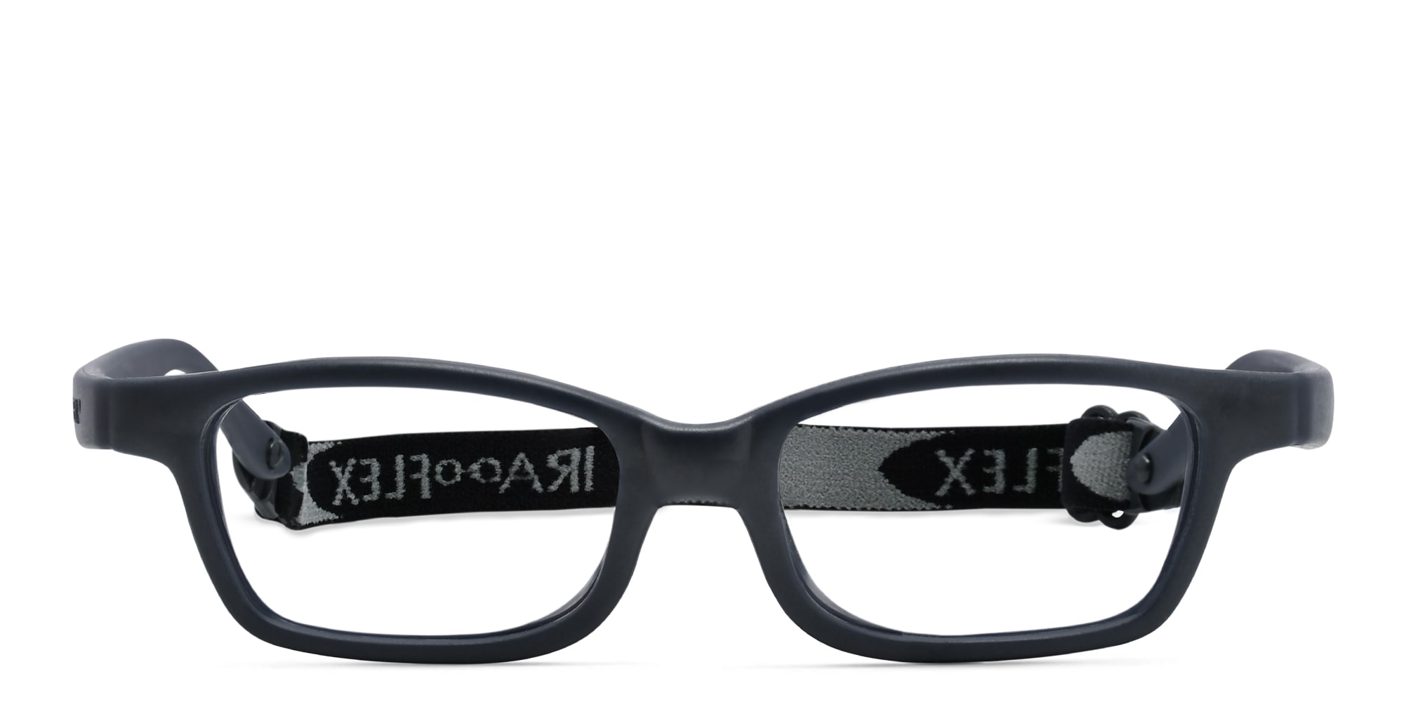 Shop Mira Flex Kids Rectangle Eyeglasses in Grey online.