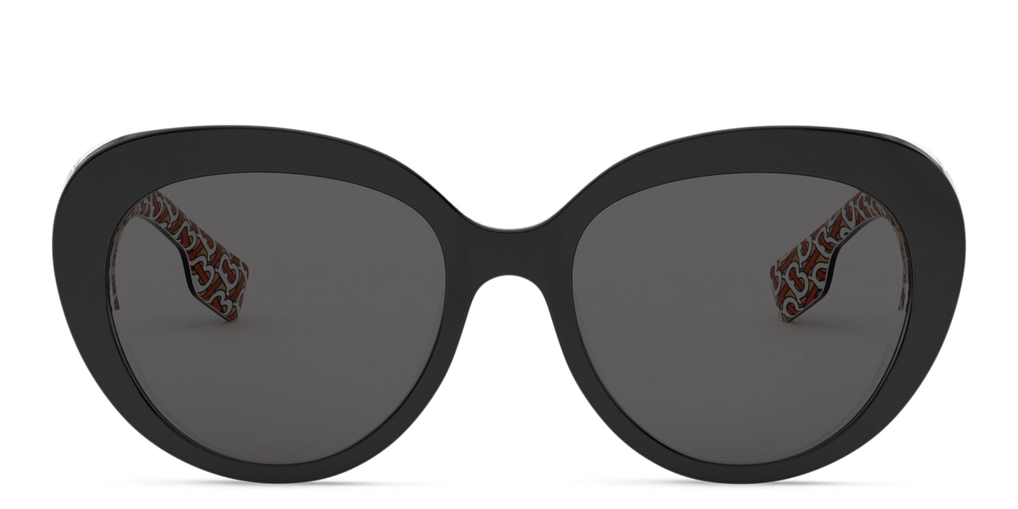 Shop BURBERRY Cat Eye Sunglasses in Black online.
