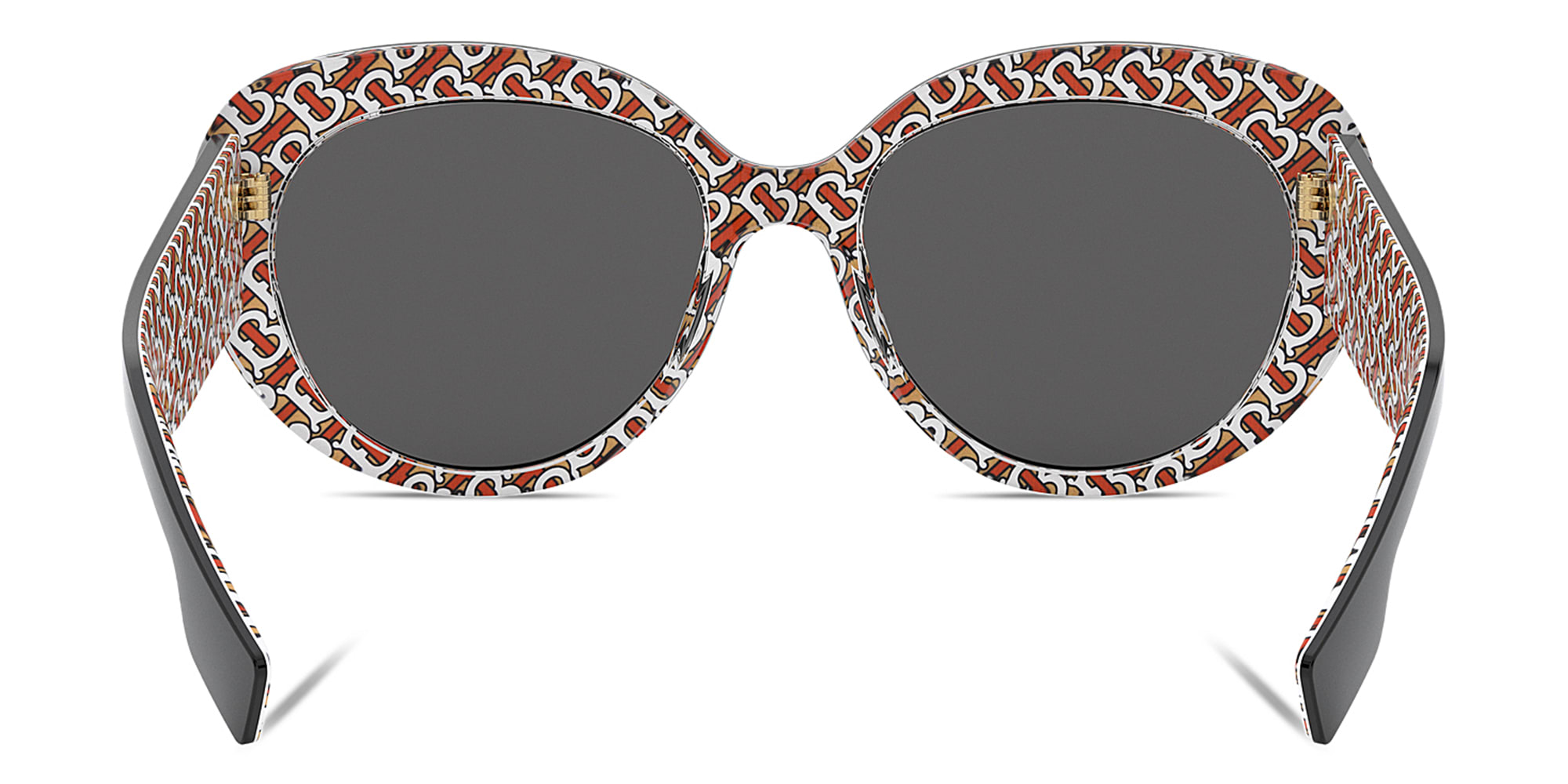 Shop BURBERRY Cat Eye Sunglasses in Black online.
