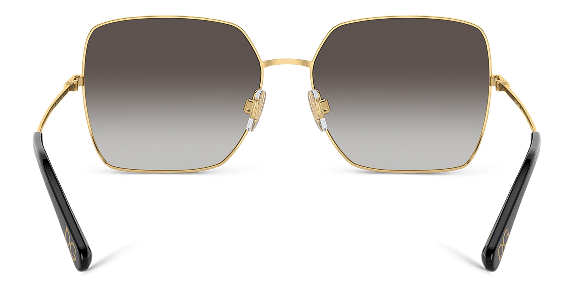 Shop Dolce & Gabbana Square Sunglasses in Black online.