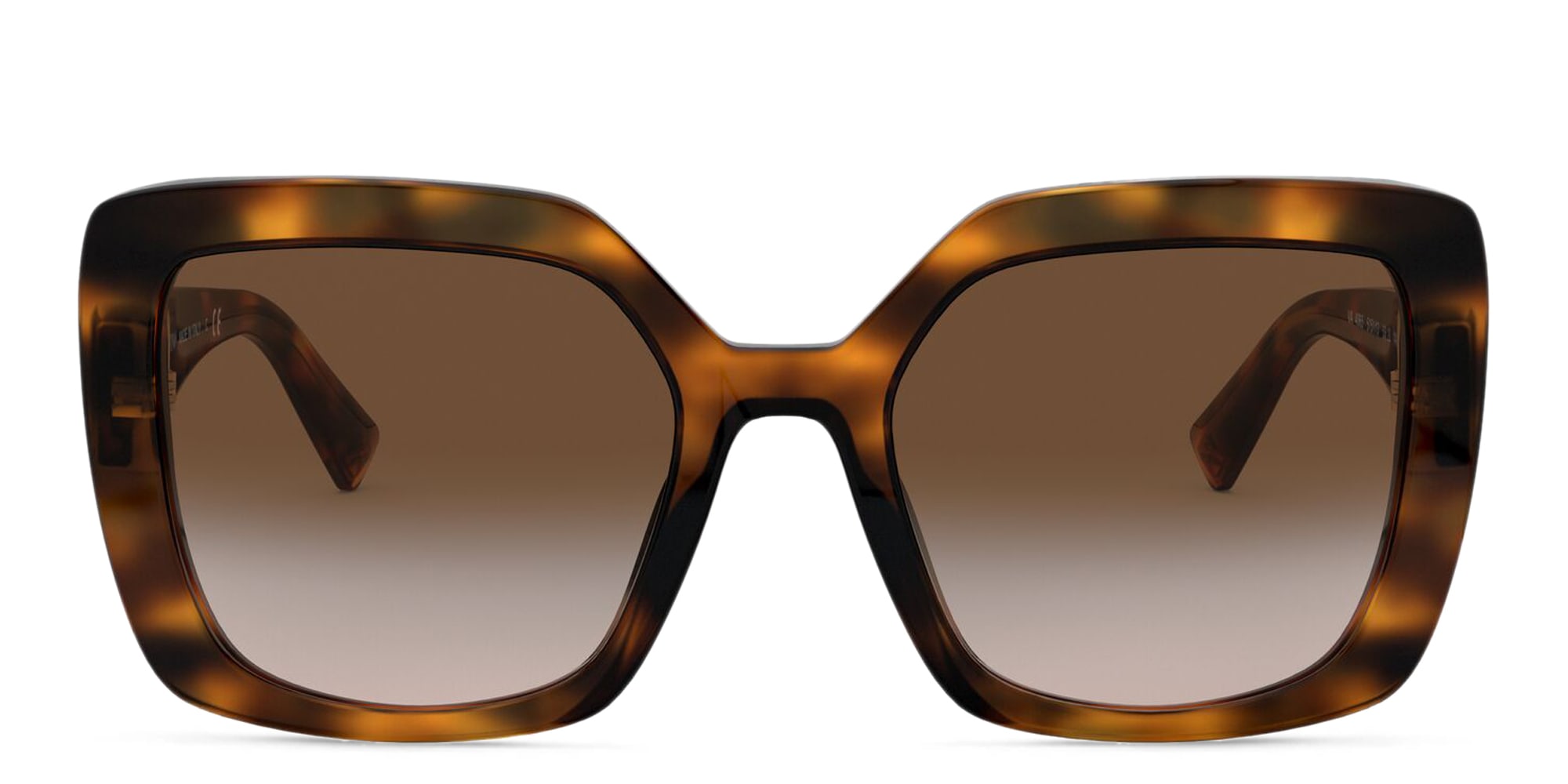 Shop VALENTINO Square Sunglasses in Havana online.