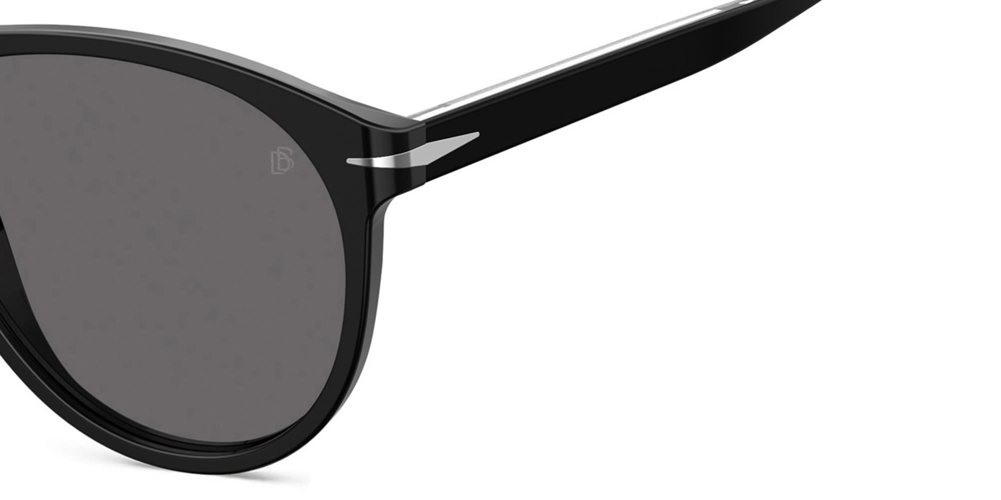 Shop DAVID BECKHAM Aviator Sunglasses in Black online.