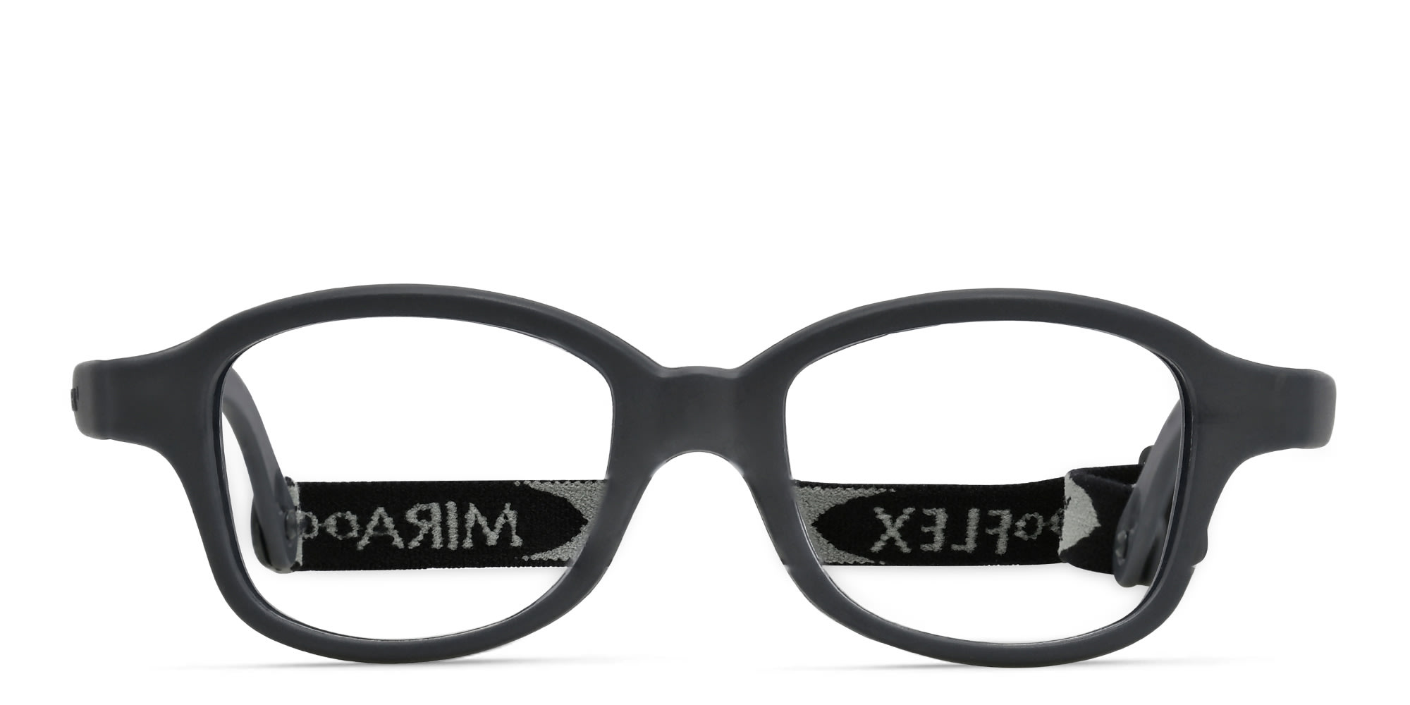 Shop Mira Flex Kids Square Eyeglasses in Grey online.