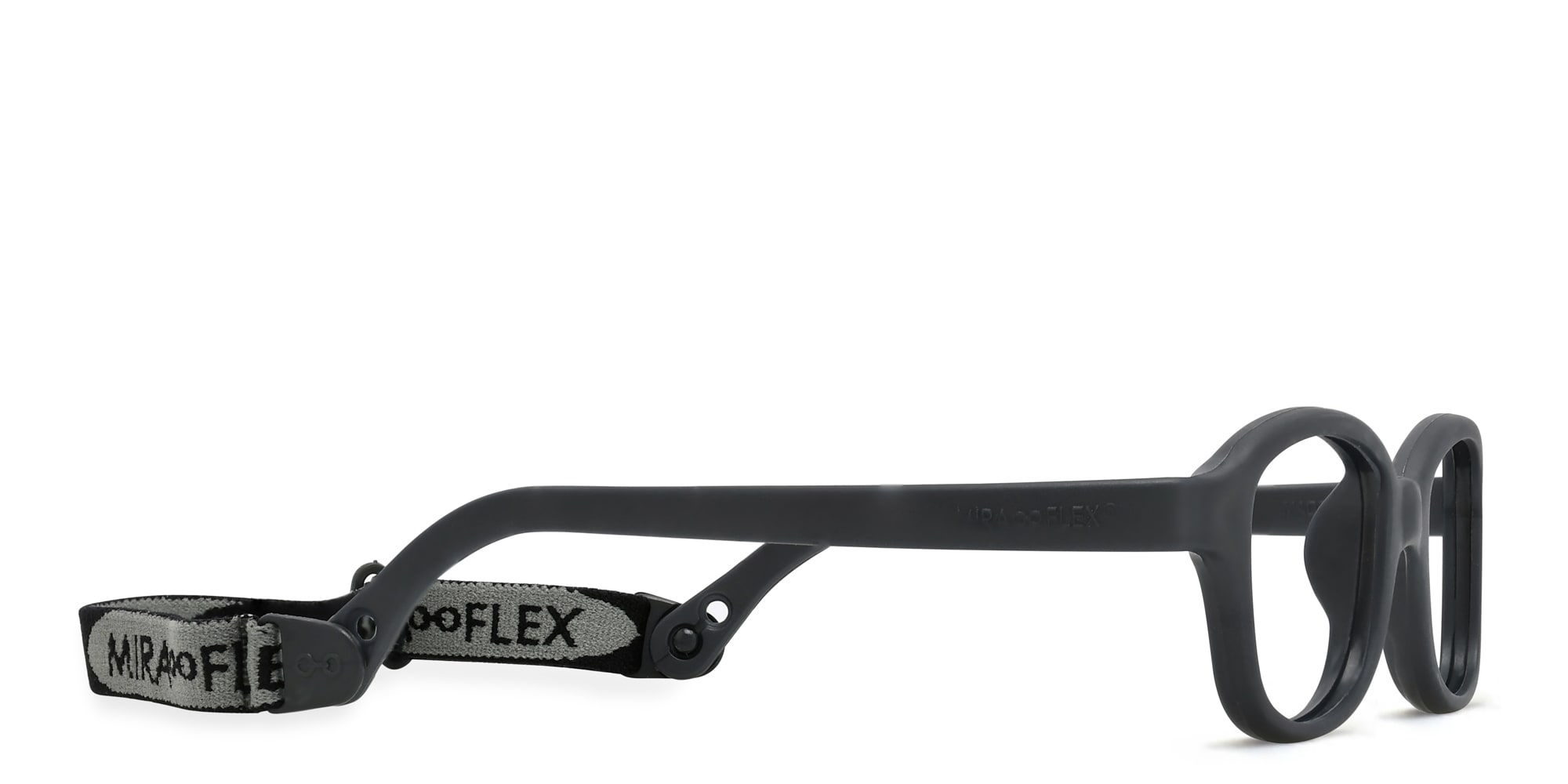 Shop Mira Flex Kids Square Eyeglasses in Grey online.