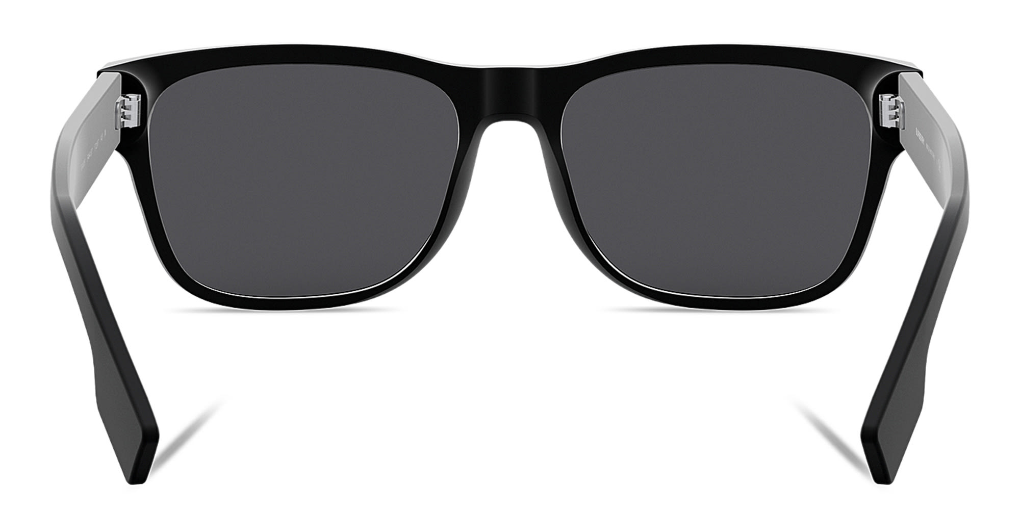 Shop BURBERRY Square Sunglasses in Matte Black online.