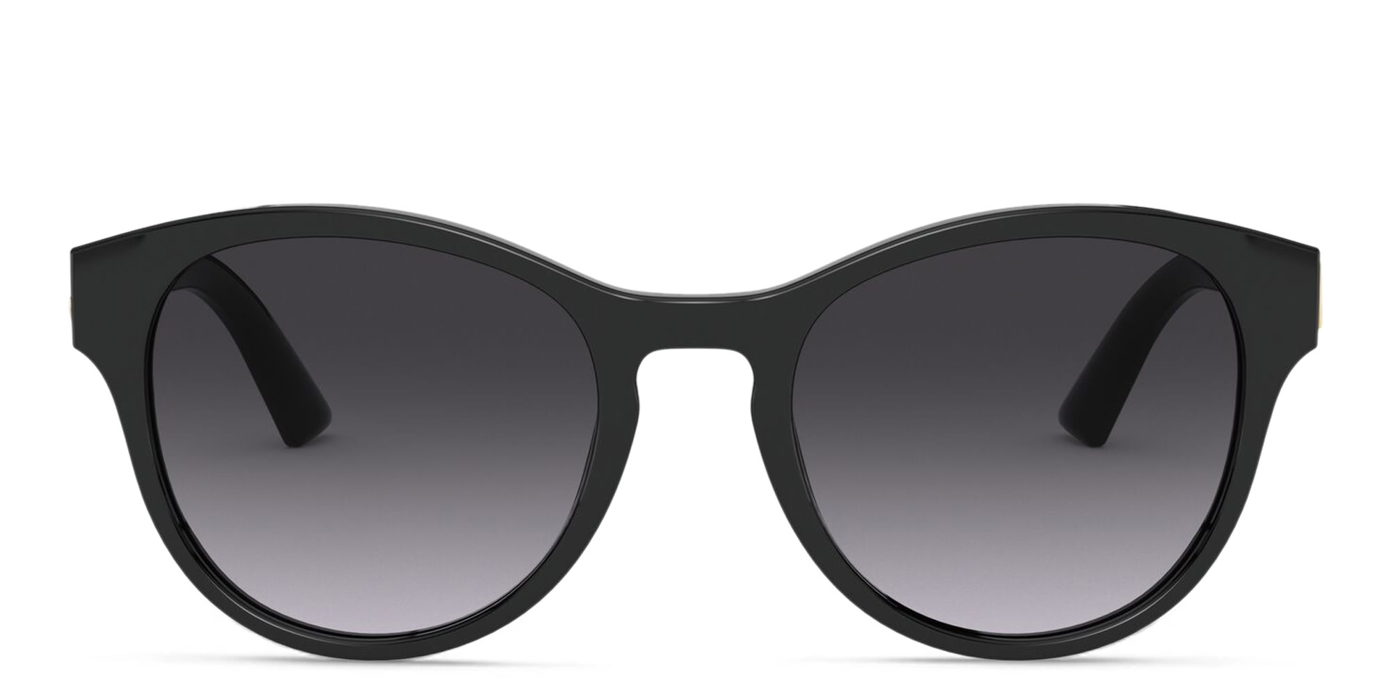 Shop Dolce & Gabbana Round Sunglasses in Black online.