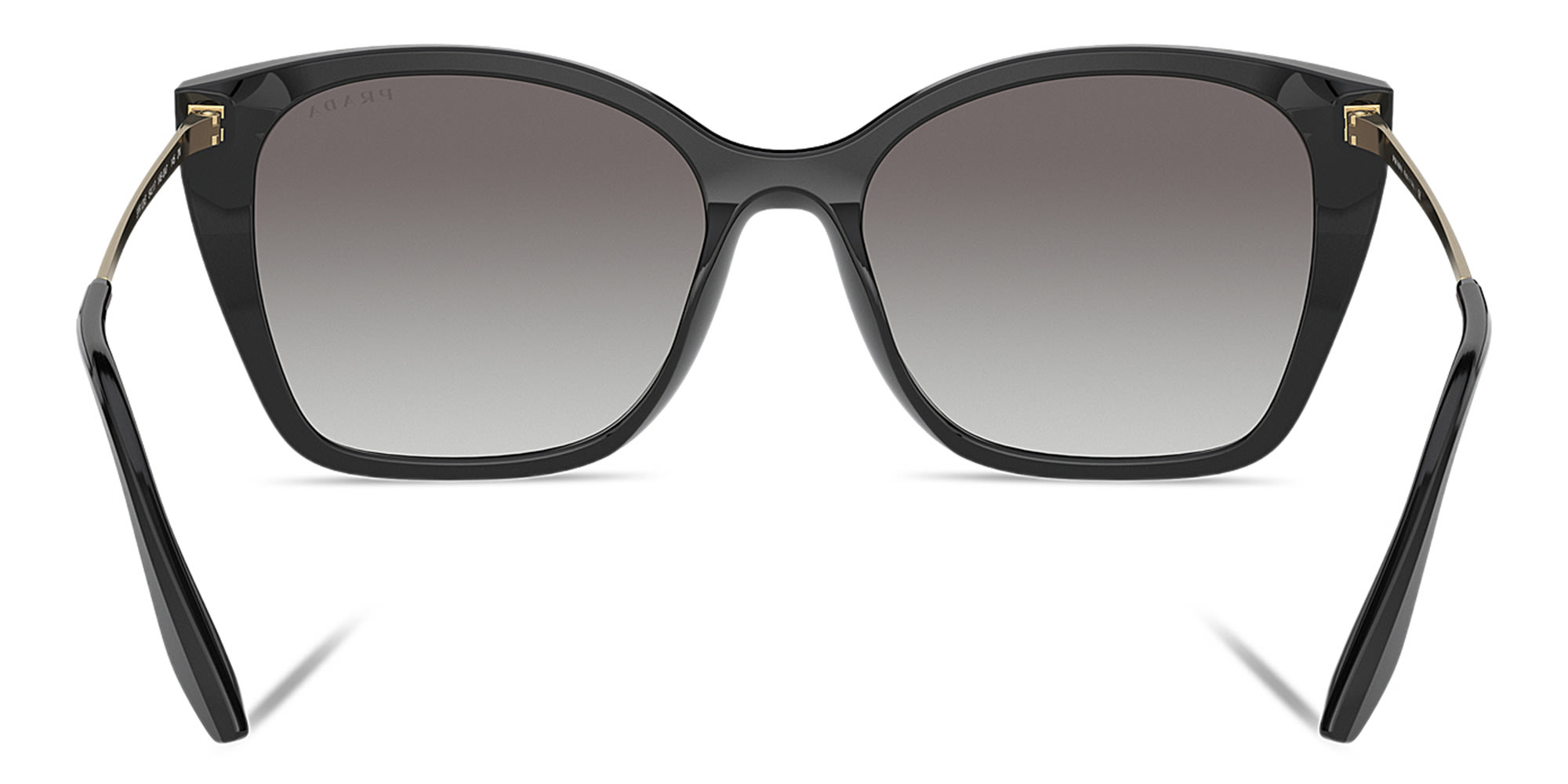 Shop PRADA Cat Eye Sunglasses in Black online.