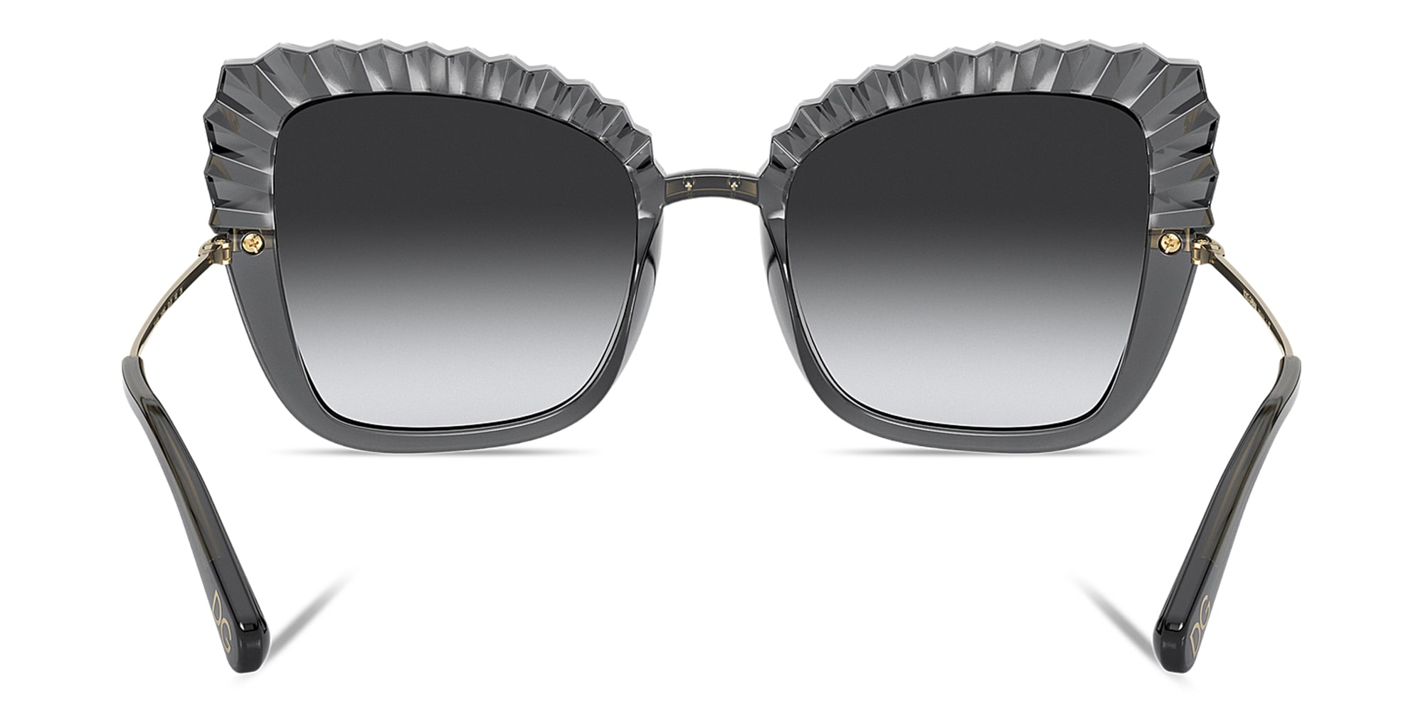 تسوق نظارة شمسية بإطار كات آي دولتشي آند غابانا بلون Transparent Grey أونلاين.