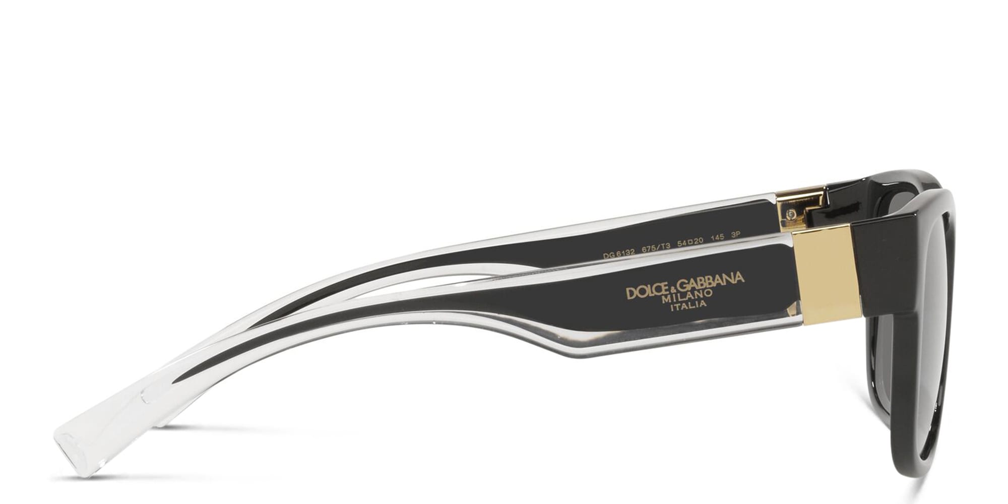 Shop Dolce & Gabbana Square Sunglasses in Black online.