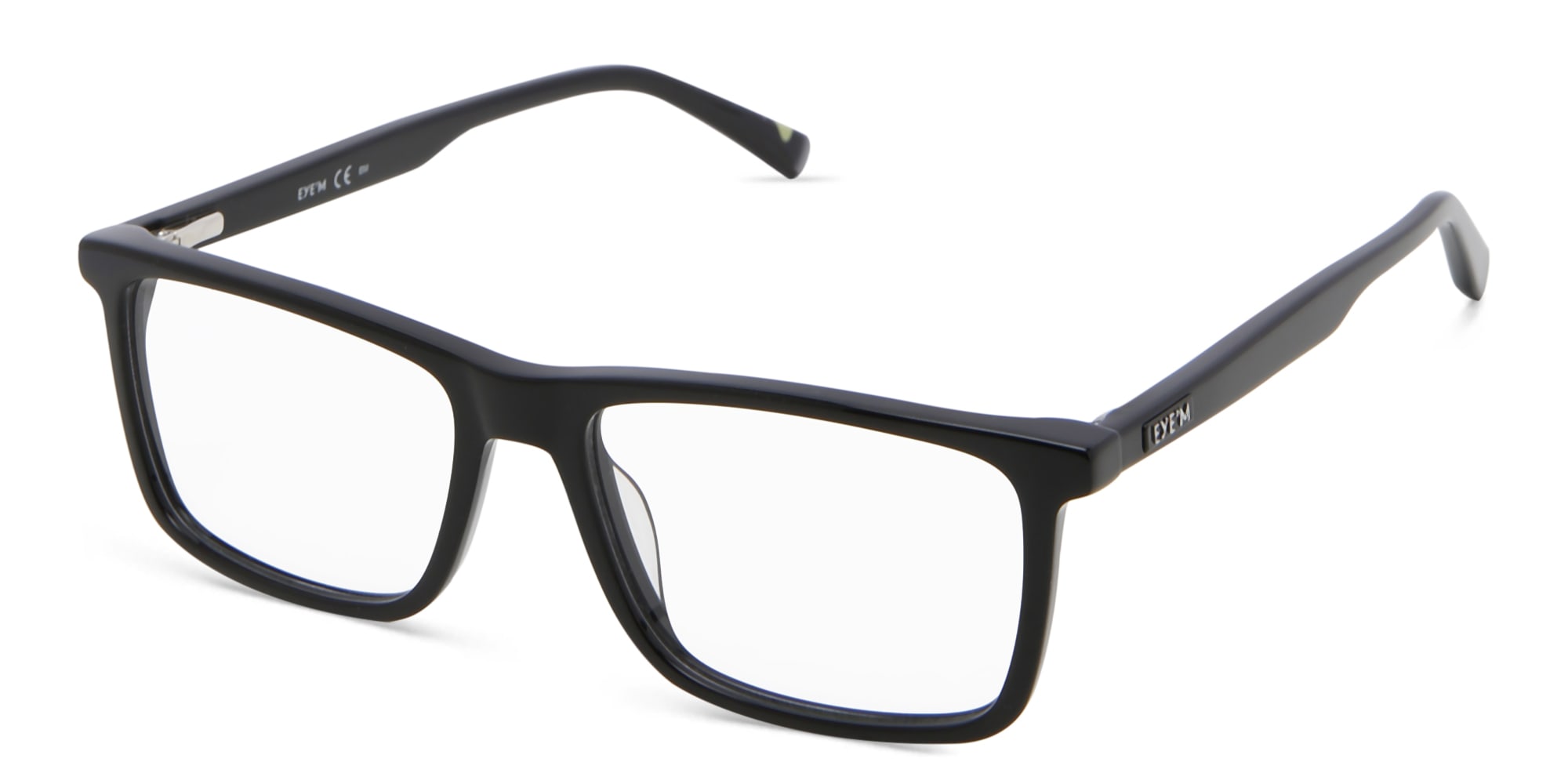 Shop EYE'M Rectangle Eyeglasses in Black online.