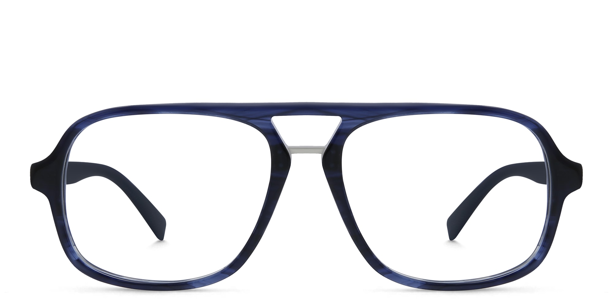 Shop EYE'M Aviator Eyeglasses in Blue online.