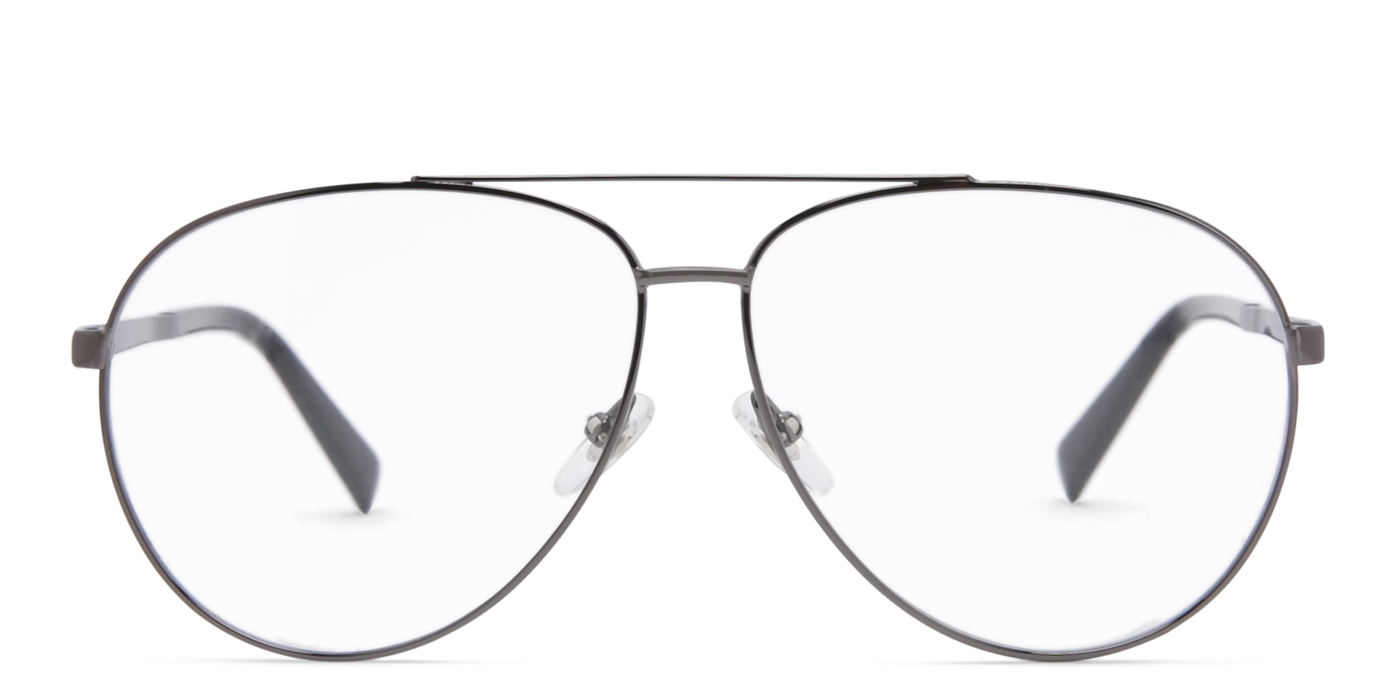Shop EYE'M Wide Aviator Eyeglasses in Gunmetal online.