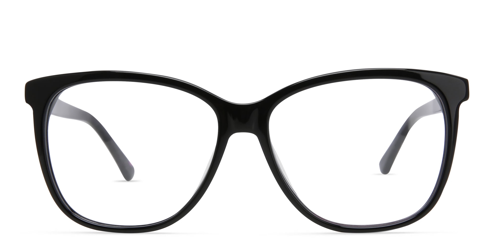 Shop EYE'M Square Eyeglasses in Black online.